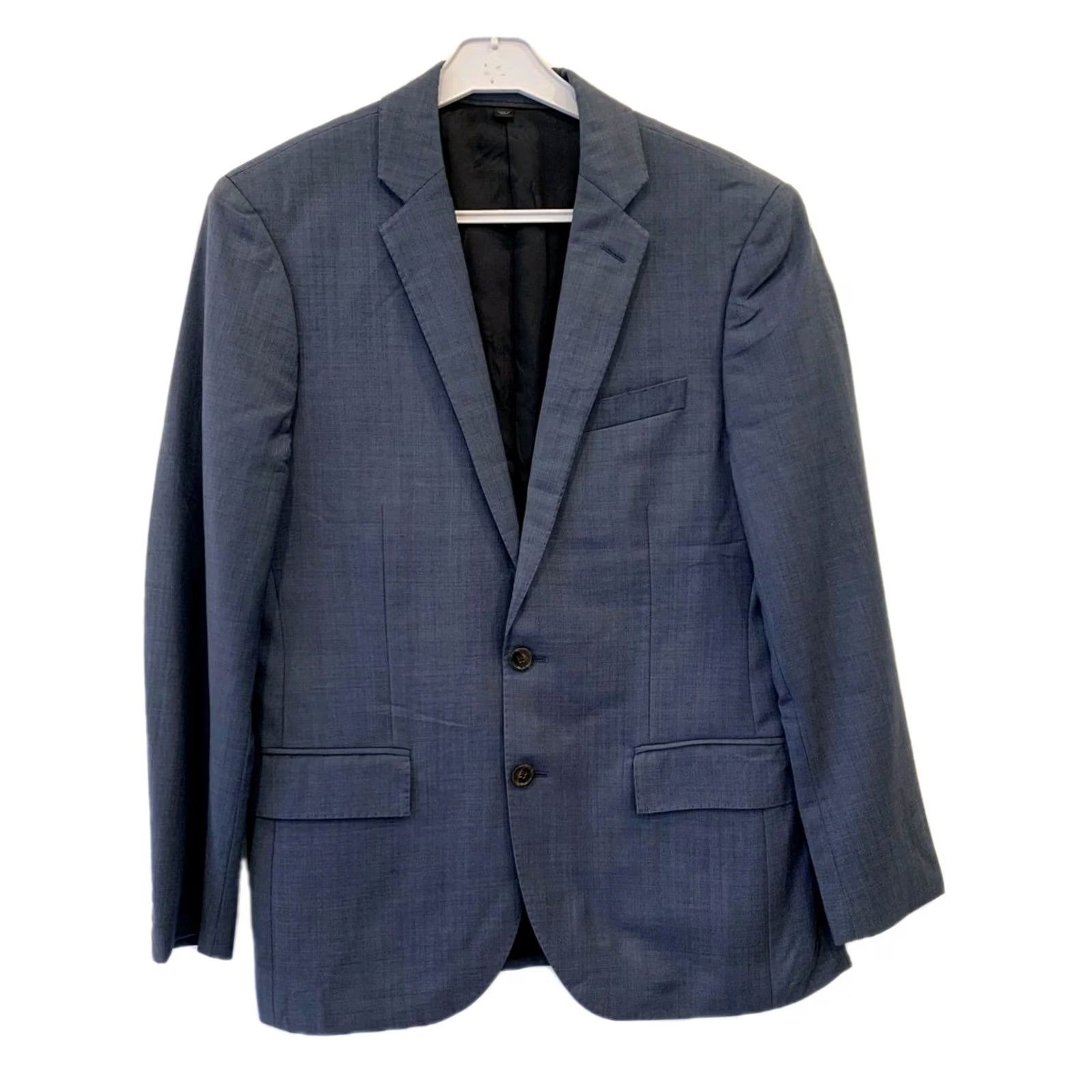 J.Crew J.Crew Ludlow Blazer 38S Men Blue Italian Tollegno 1900 Slim Two-Button Blazer Jacket Size 38R - 2 Thumbnail
