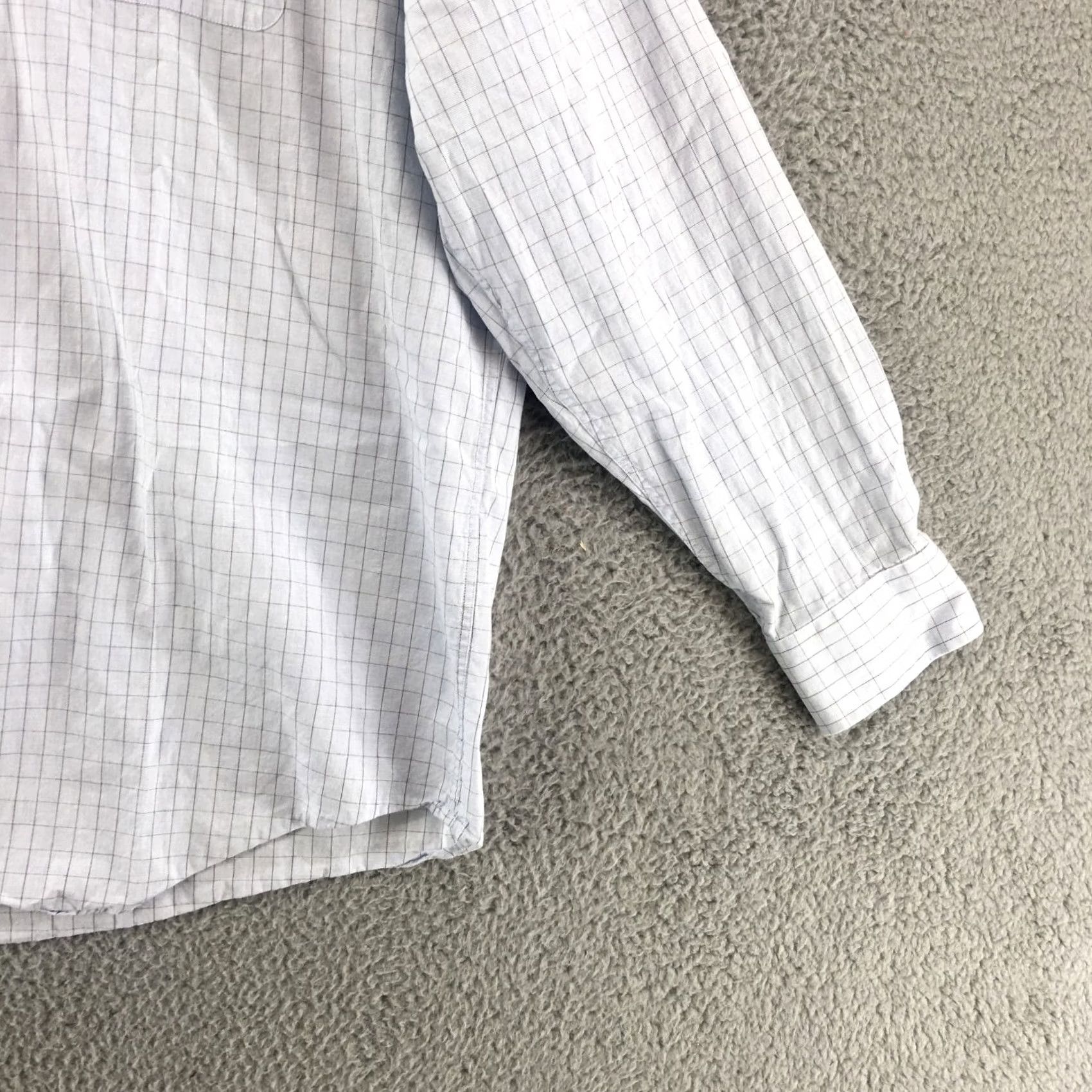 Nautica Nautica Long Sleeve Shirt Top Mens 17 Blue Cotton Button Up Chest Pocket Collar Top Size US XL / EU 56 / 4 - 3 Thumbnail