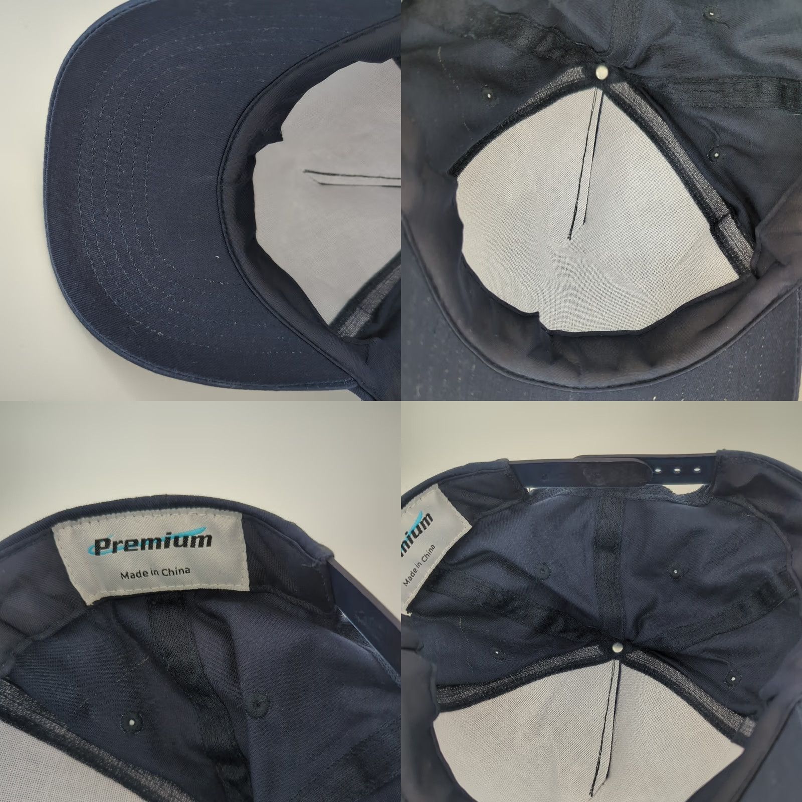 Vintage Premium Alaska Hat Flag Cap Navy Blue Snapback Adjustable Baseball Cap Men Fox? Size ONE SIZE - 8 Thumbnail