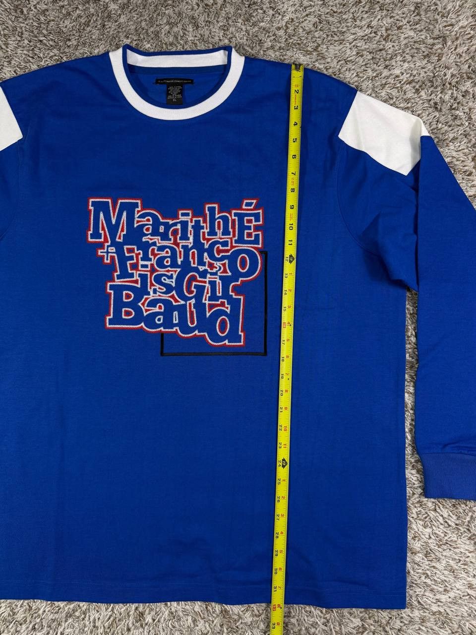 Marithe + Francois Girbaud Marithé François Girbaud Rugby Long Sleeve Embroidered Logo Size US XL / EU 56 / 4 - 6 Thumbnail