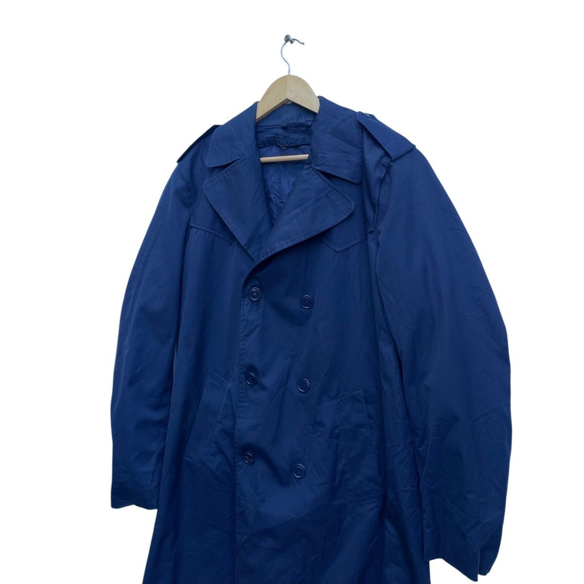 Vintage 💥Vintage Italian Military Trench Coat Jacket Size US L / EU 52-54 / 3 - 3 Thumbnail
