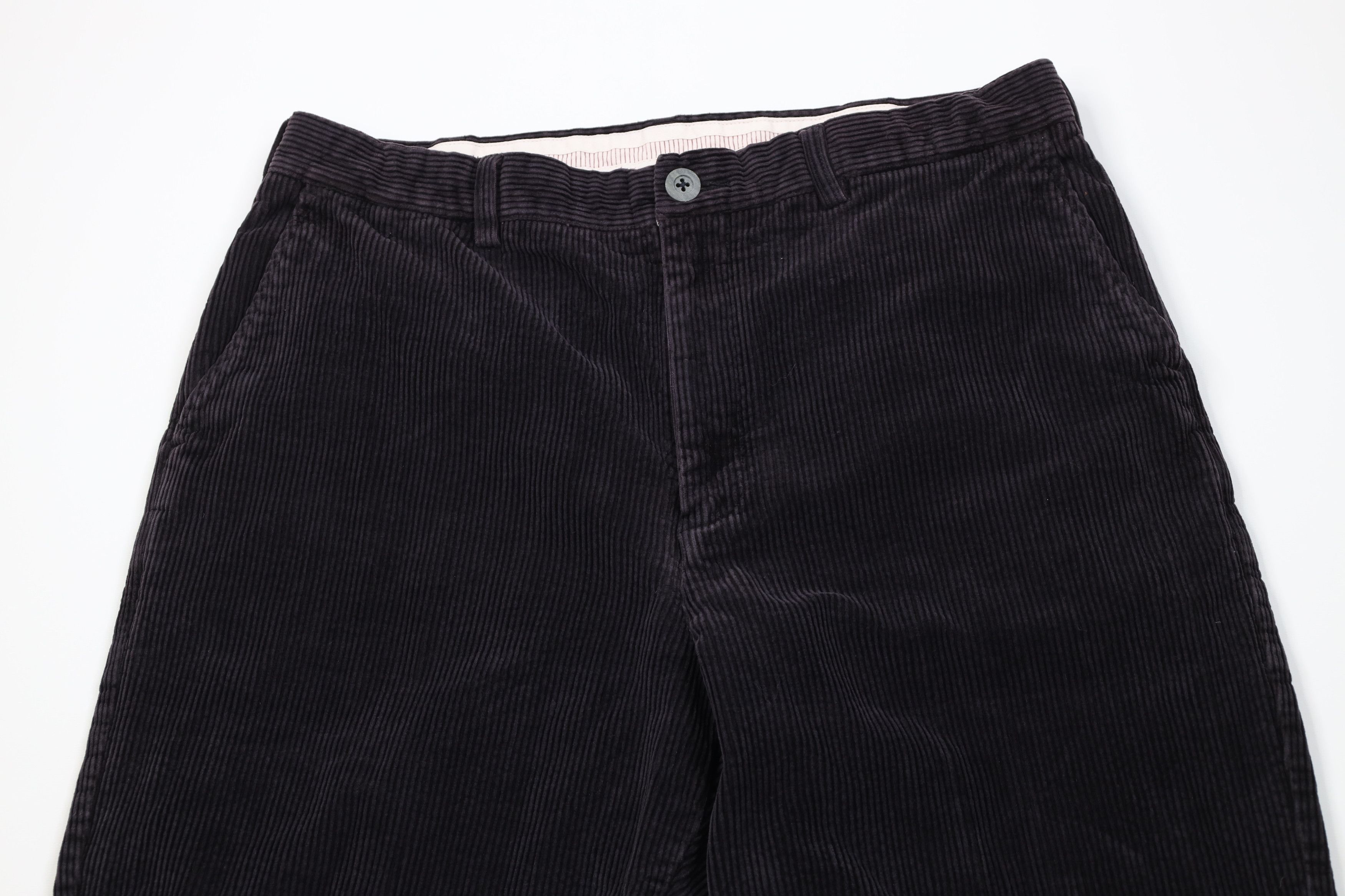 Vintage Vintage 90s Streetwear Wide Leg Corduroy Chino Pants Blue Size US 36 / EU 52 - 2 Thumbnail