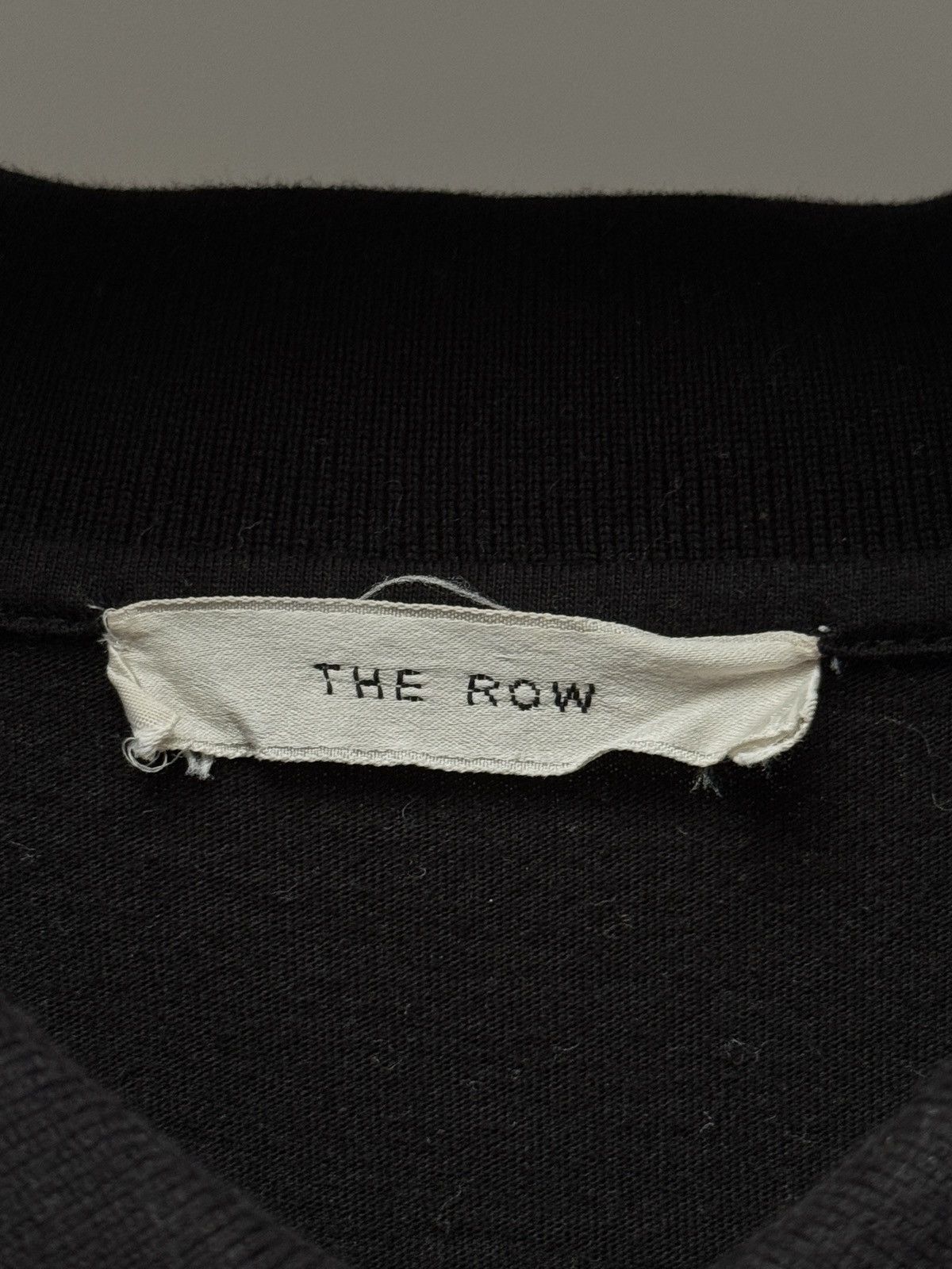 The Row The Row Mens Bryson Black Polo Shirt size XL Size US L / EU 52-54 / 3 - 6 Thumbnail