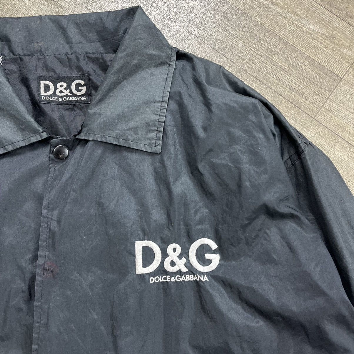 Dolce & Gabbana Vintage Dolce & Cabbana Spell Out Big Logo Coach Jacket Size US L / EU 52-54 / 3 - 15 Thumbnail