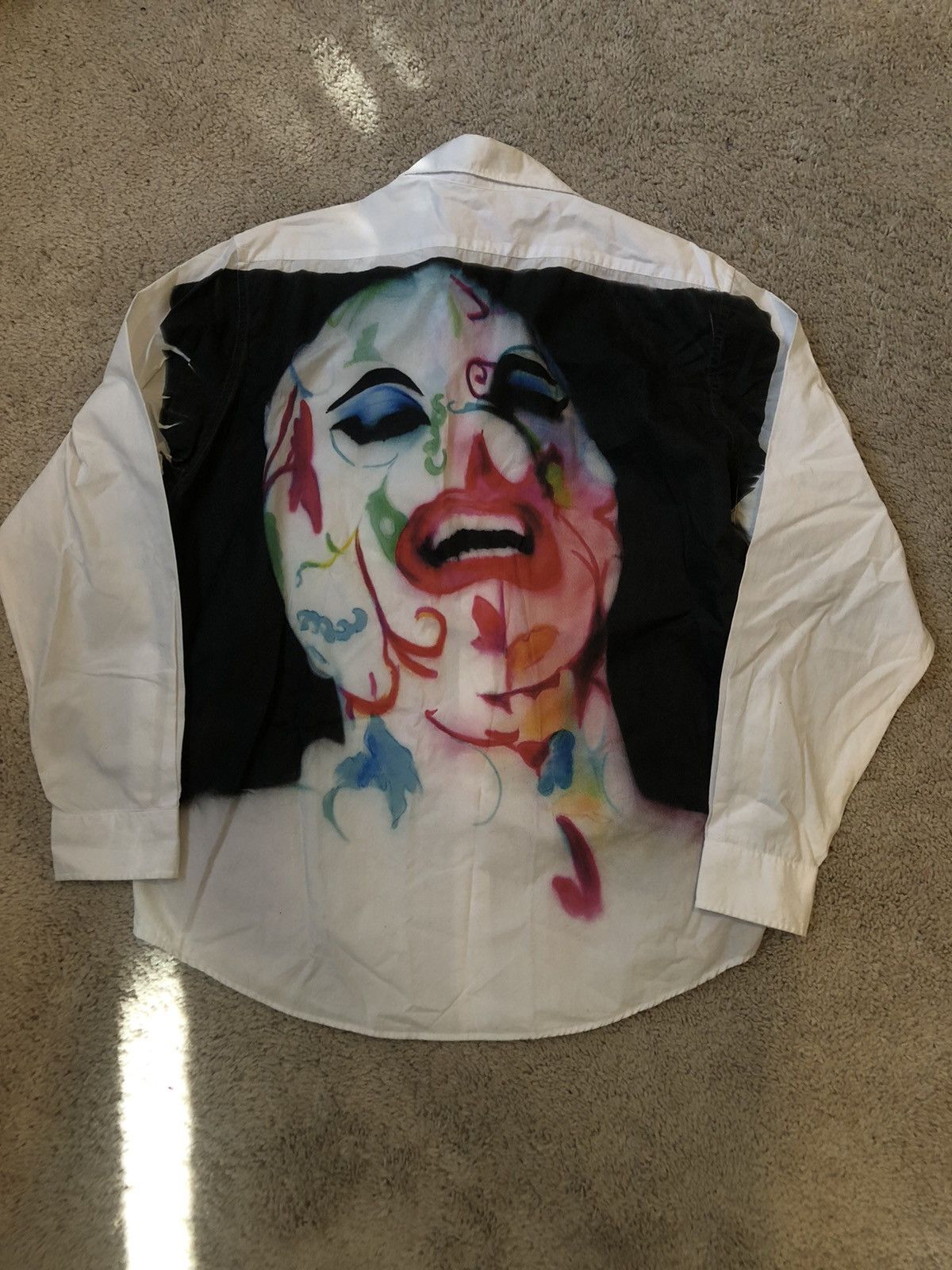 Supreme Supreme Leigh Bowery Airbrush Button-up Shirt | Grailed