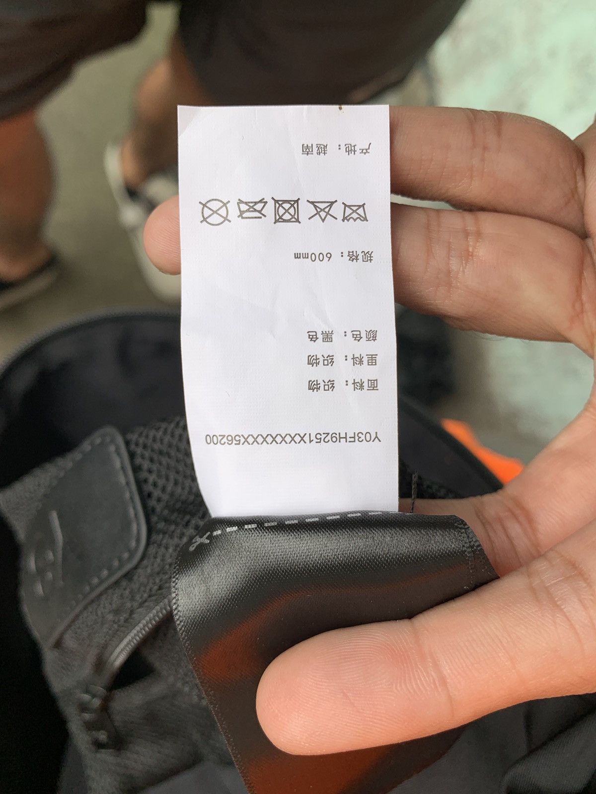 Y-3 Oversized Logo Nylon Tote Bag Size ONE SIZE - 11 Thumbnail