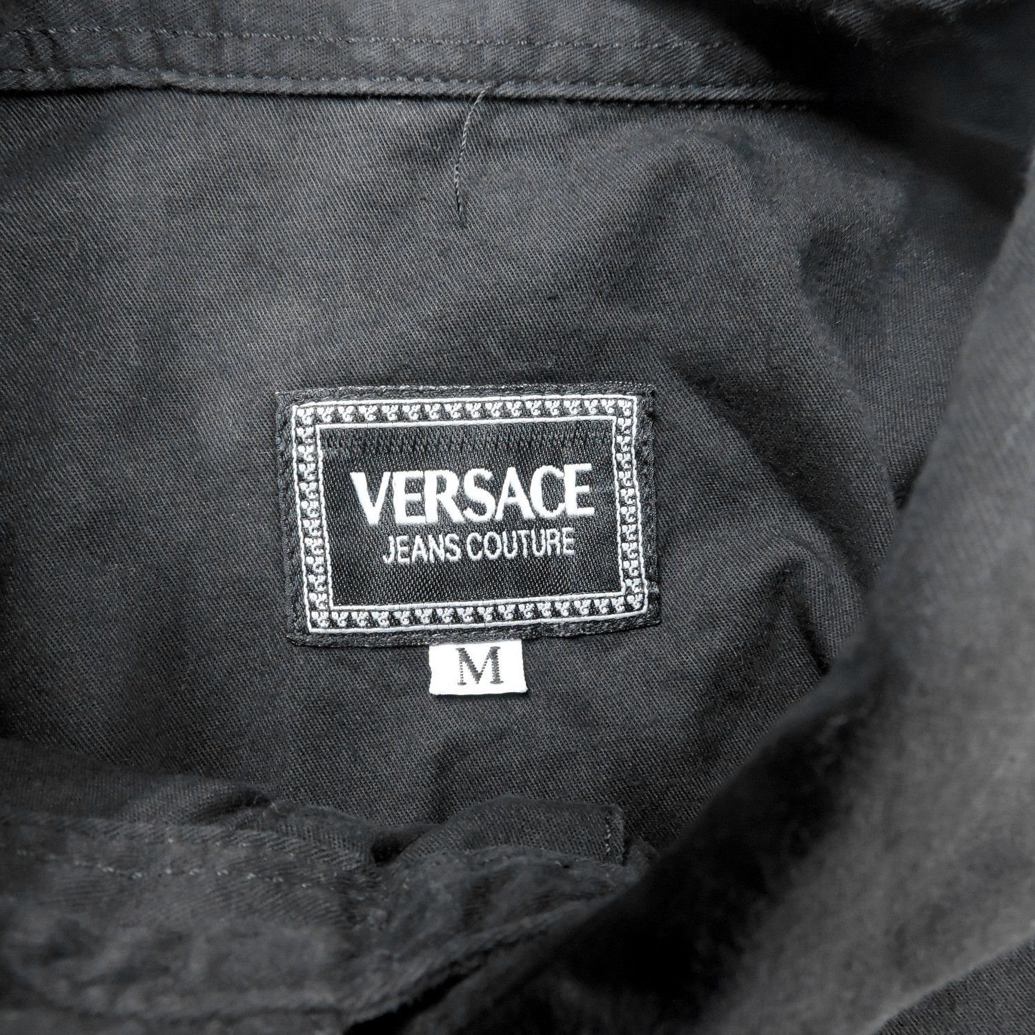 Versace VERSACE JEANS COUTURE BLACK LONG SLEEVE SHIRT Size US M / EU 48-50 / 2 - 3 Thumbnail