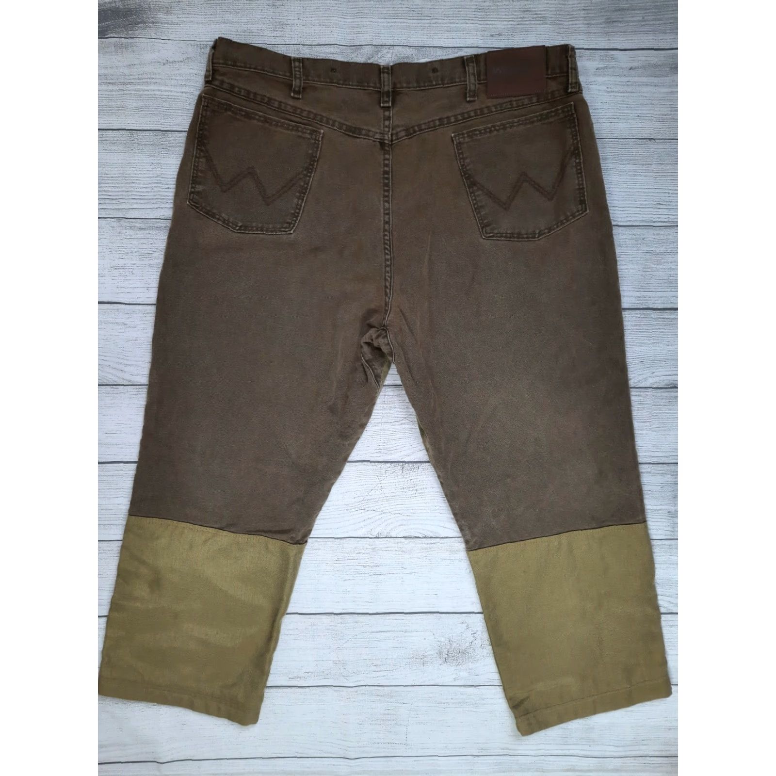 Wrangler VINTAGE Wrangler ProGear Double Knee Pants Workwear Carpenter 36 Khaki Mens Regular 26in Inseam Size US 36 / EU 52 - 3 Thumbnail