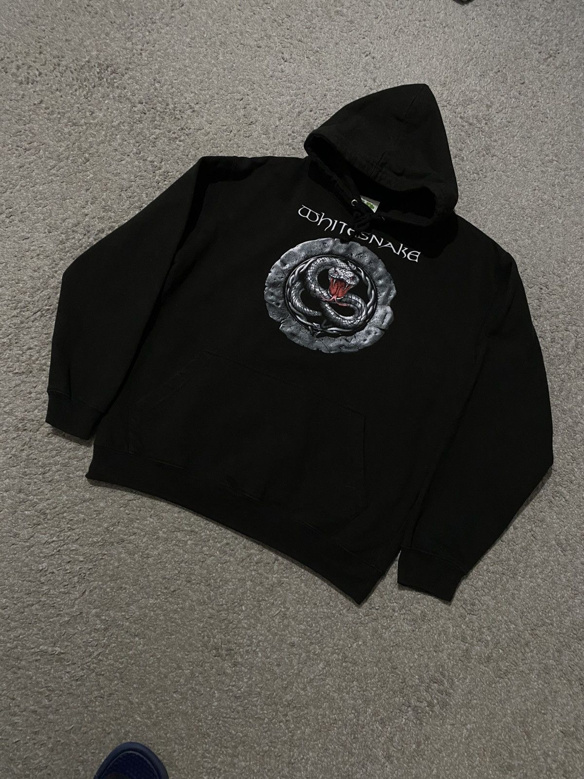 Band Tees × Vintage Whitesnake Vintage Hoodie Uroboros M Death Metal y2k grunge Size US M / EU 48-50 / 2 - 10 Thumbnail