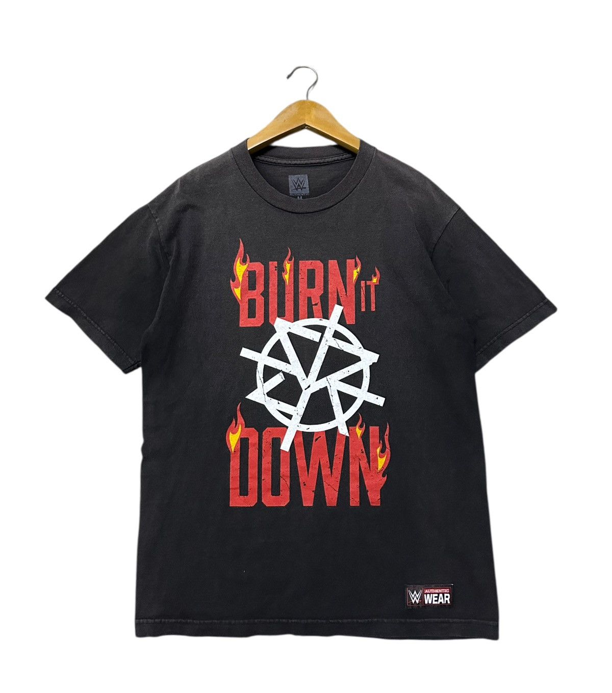 WWE Sunfaded WWE Seth Rollins burn it down tshirt Size US M / EU 48-50 / 2 - 1 Thumbnail