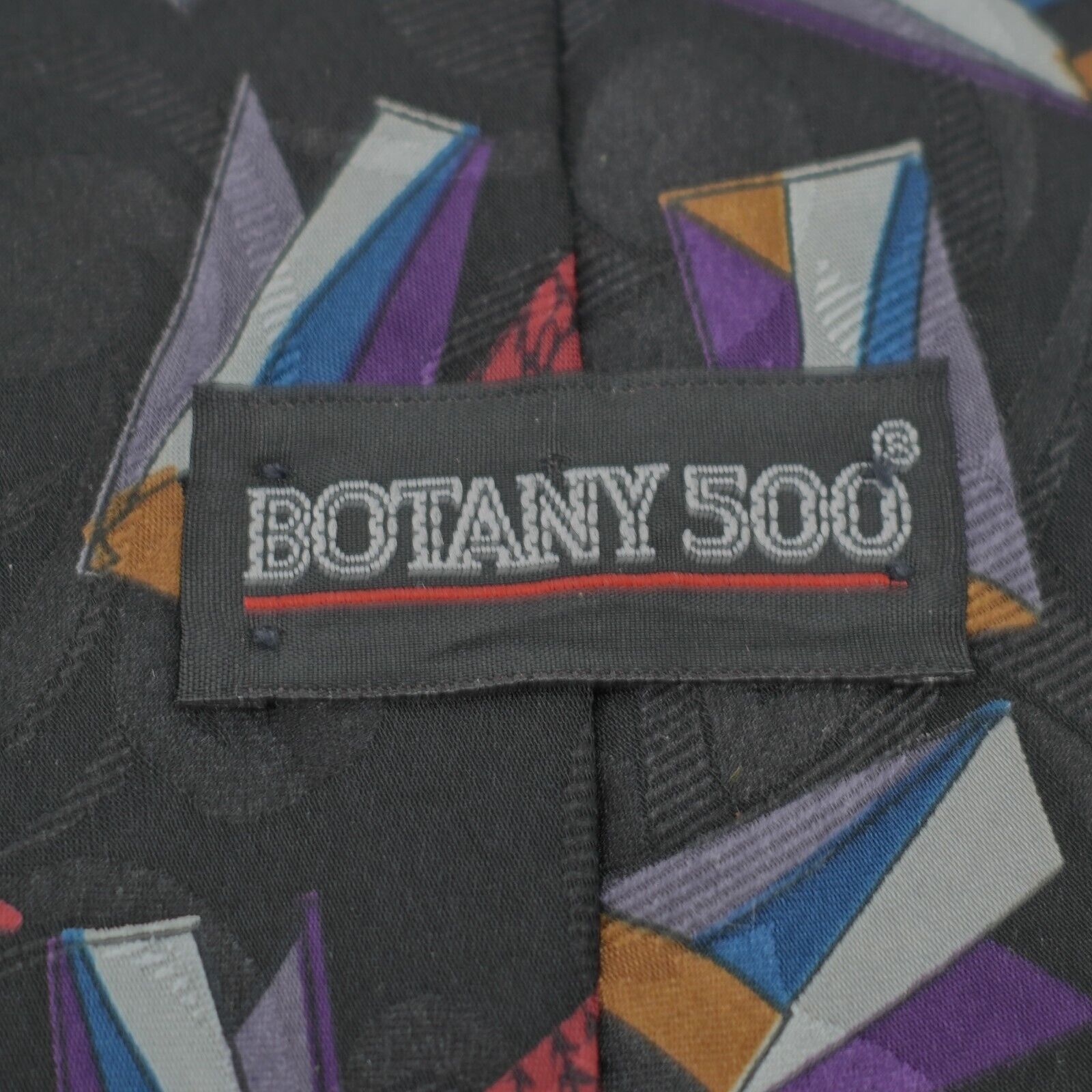 Botany 500 Botany 500 Black Abstract Jacquard Print Short Wide Polyeste Size ONE SIZE - 3 Thumbnail