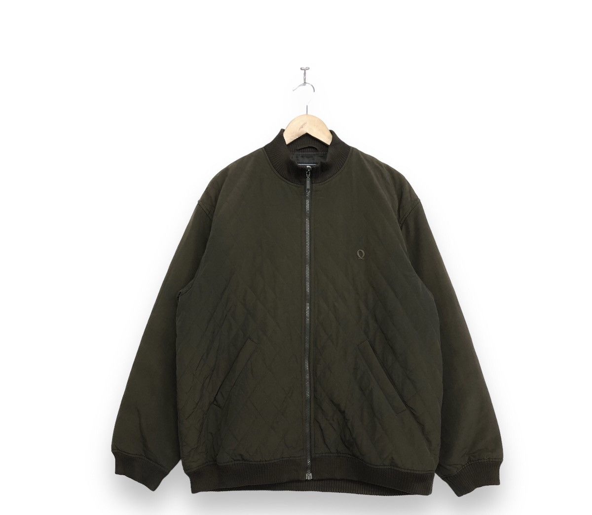 Japanese Brand Q Pronounced Quilted Design Paded Light Jacket Size US L / EU 52-54 / 3 - 1 Thumbnail