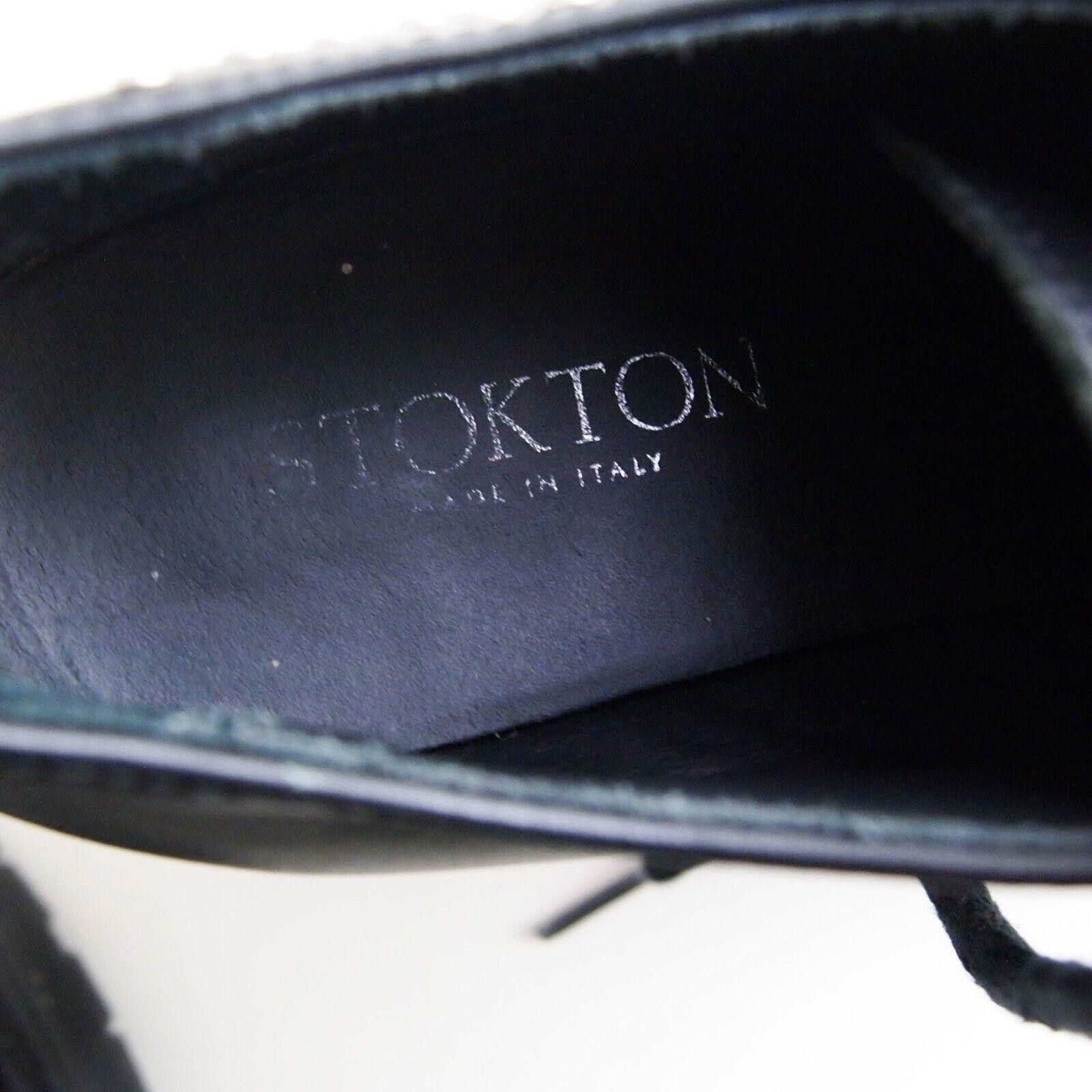 Designer Stokton Derby Studded Black Leather Womens EU 40 US 10 Size US 10 / IT 40 - 7 Thumbnail