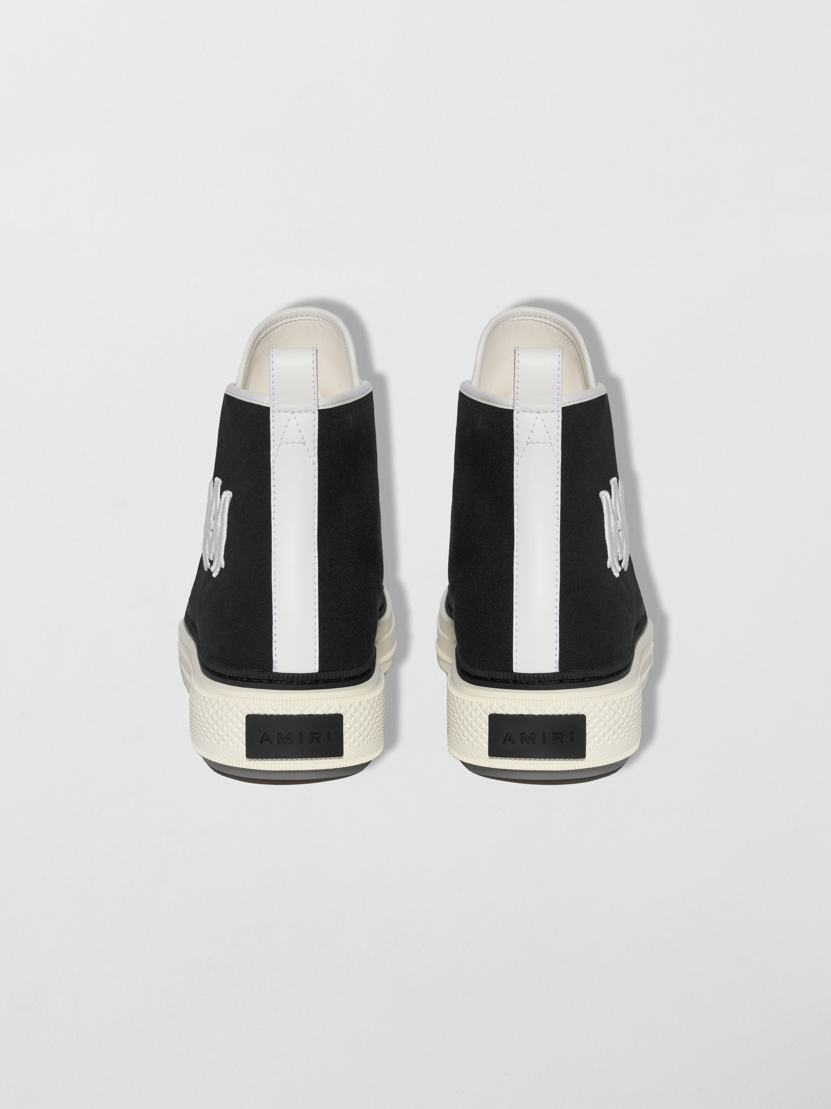 Amiri o1orln1125 MA Court Low-Top Sneakers in Black/White Size US 8 / EU 41 - 4 Thumbnail