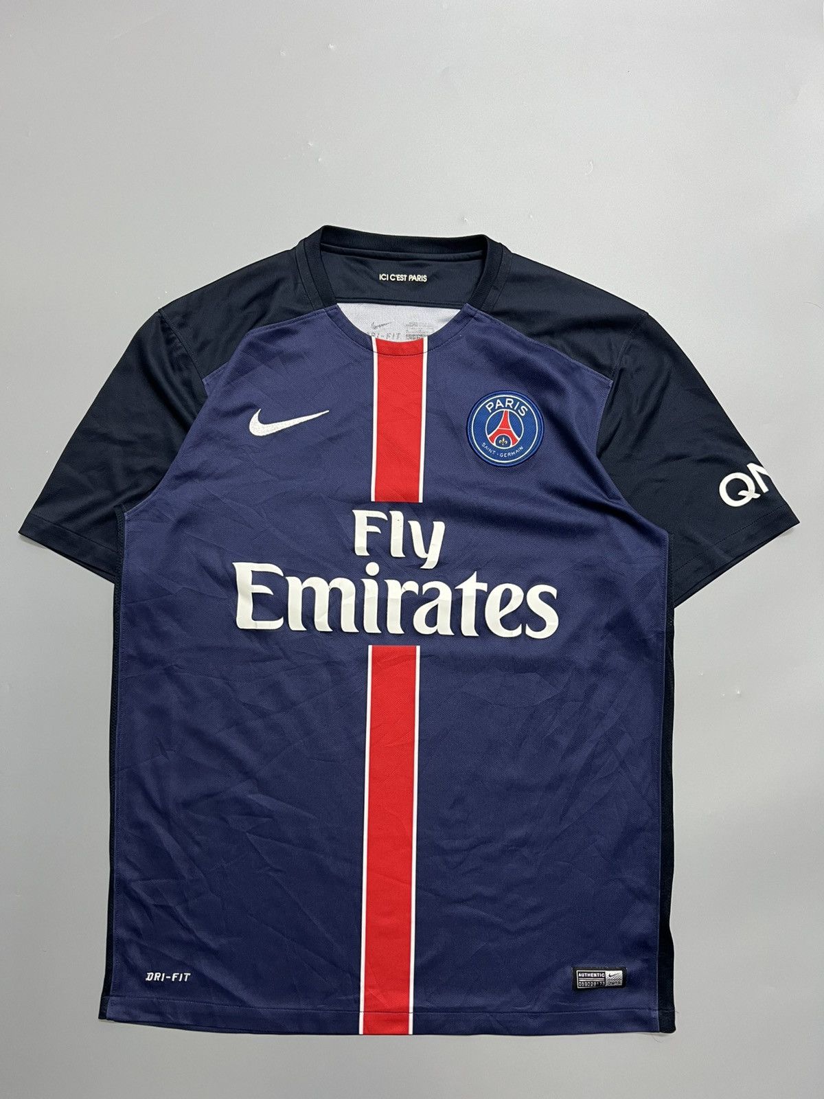 Nike 2015 Nike Paris Saint German Home Jersey Size US M / EU 48-50 / 2 - 1 Thumbnail