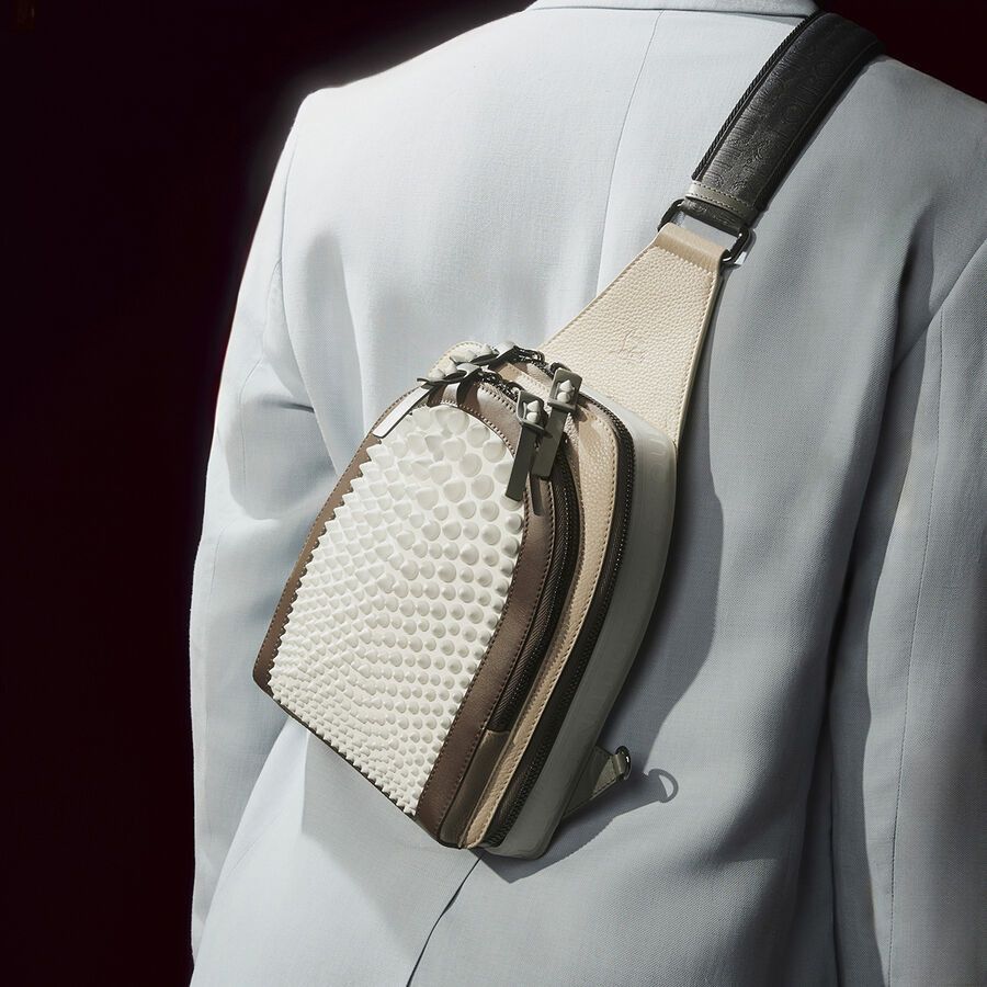 Christian Louboutin Loubifunk Calf Leather Spikes Crossbody bag Size ONE SIZE - 1 Thumbnail