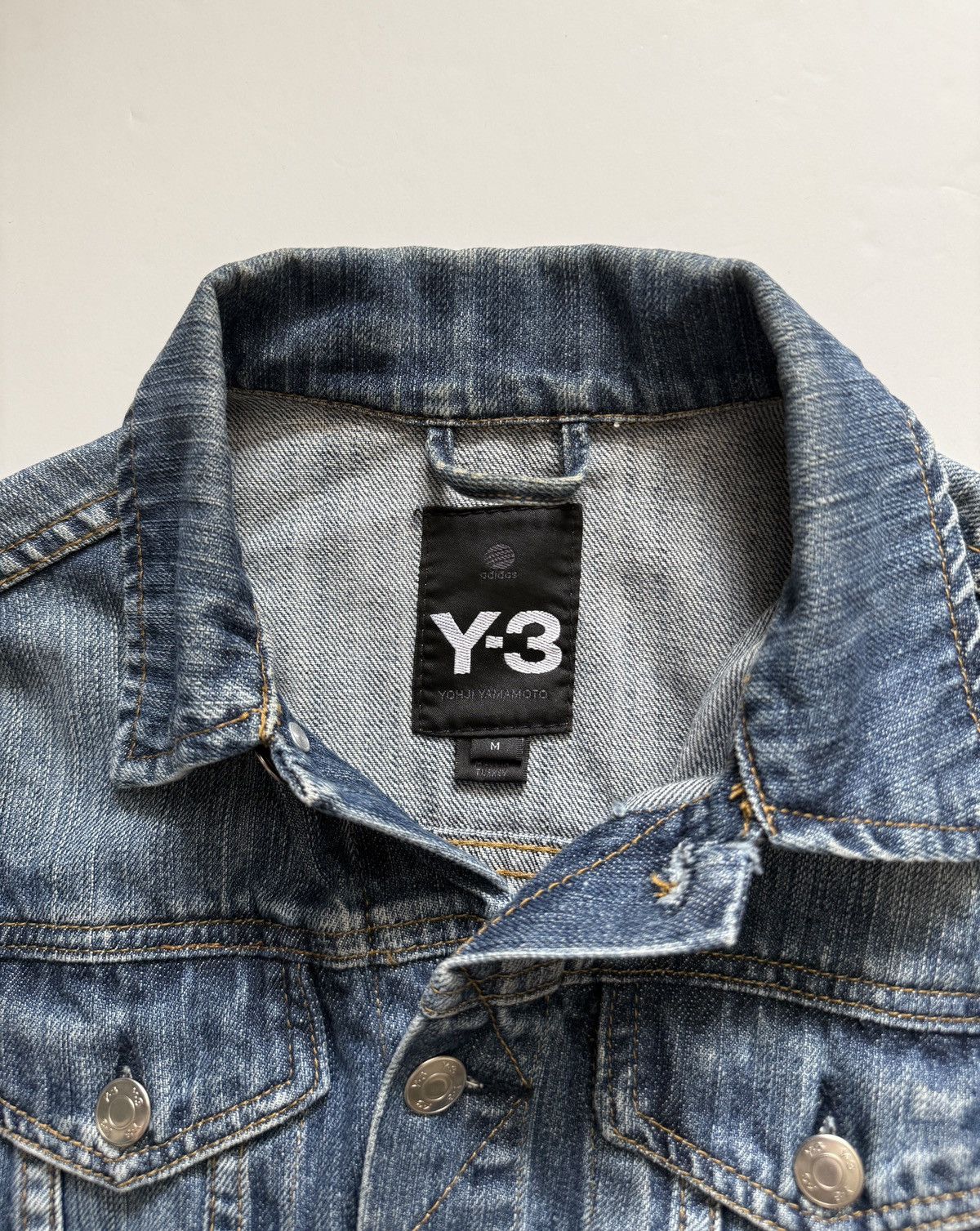 Y-3 Y-3 aw05’ striped Denim jacket Size M / US 6-8 / IT 42-44 - 10 Thumbnail