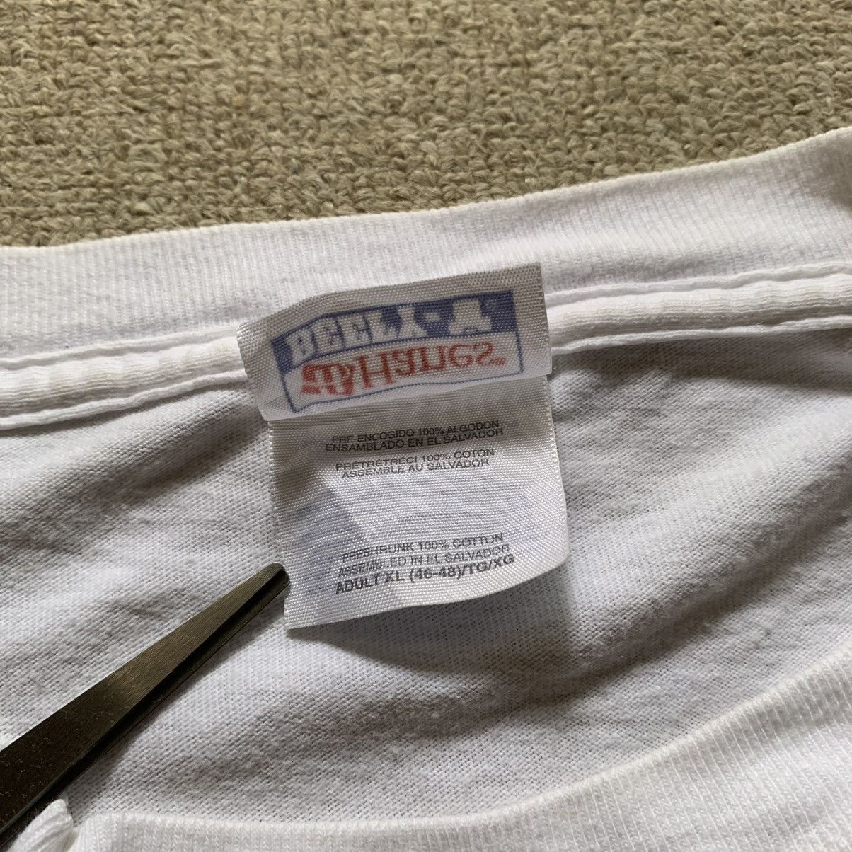 Hanes Vintage Ron Simms Costum Cycles Hayward, Ca. Size US XL / EU 56 / 4 - 6 Thumbnail
