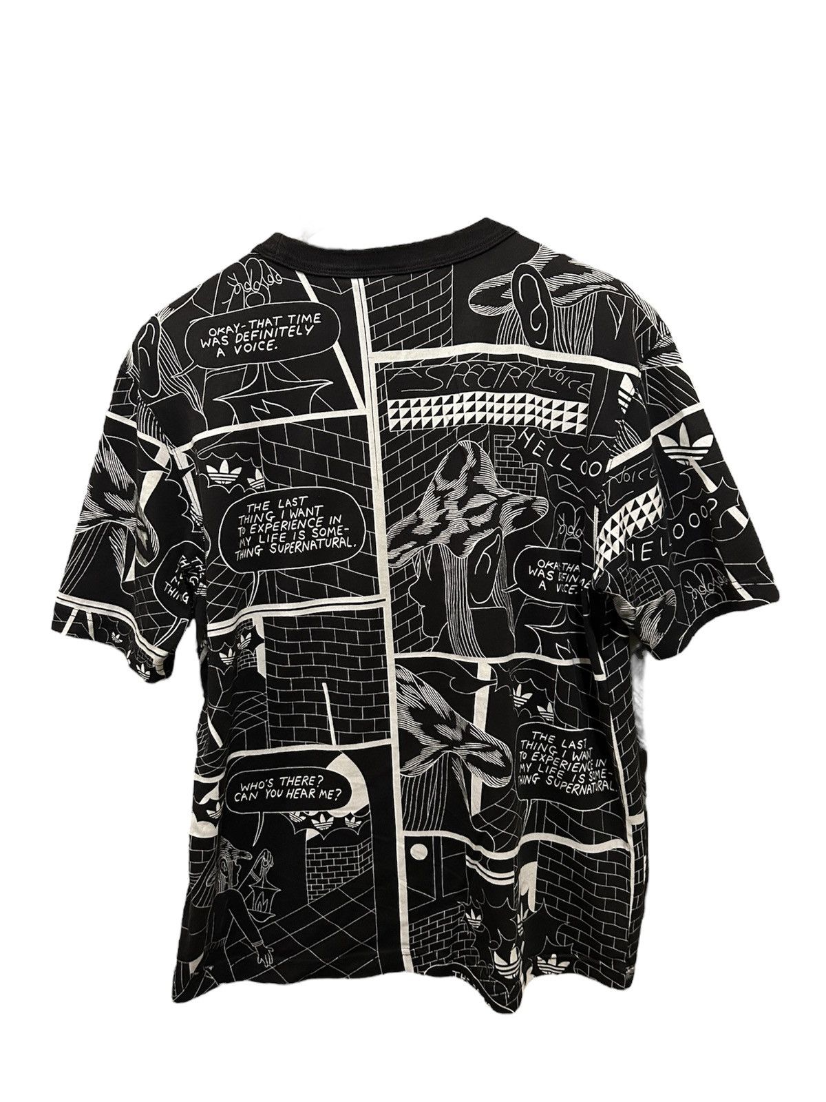 Adidas Rare Adidas fullprint embroidery center logo Size US M / EU 48-50 / 2 - 2 Thumbnail
