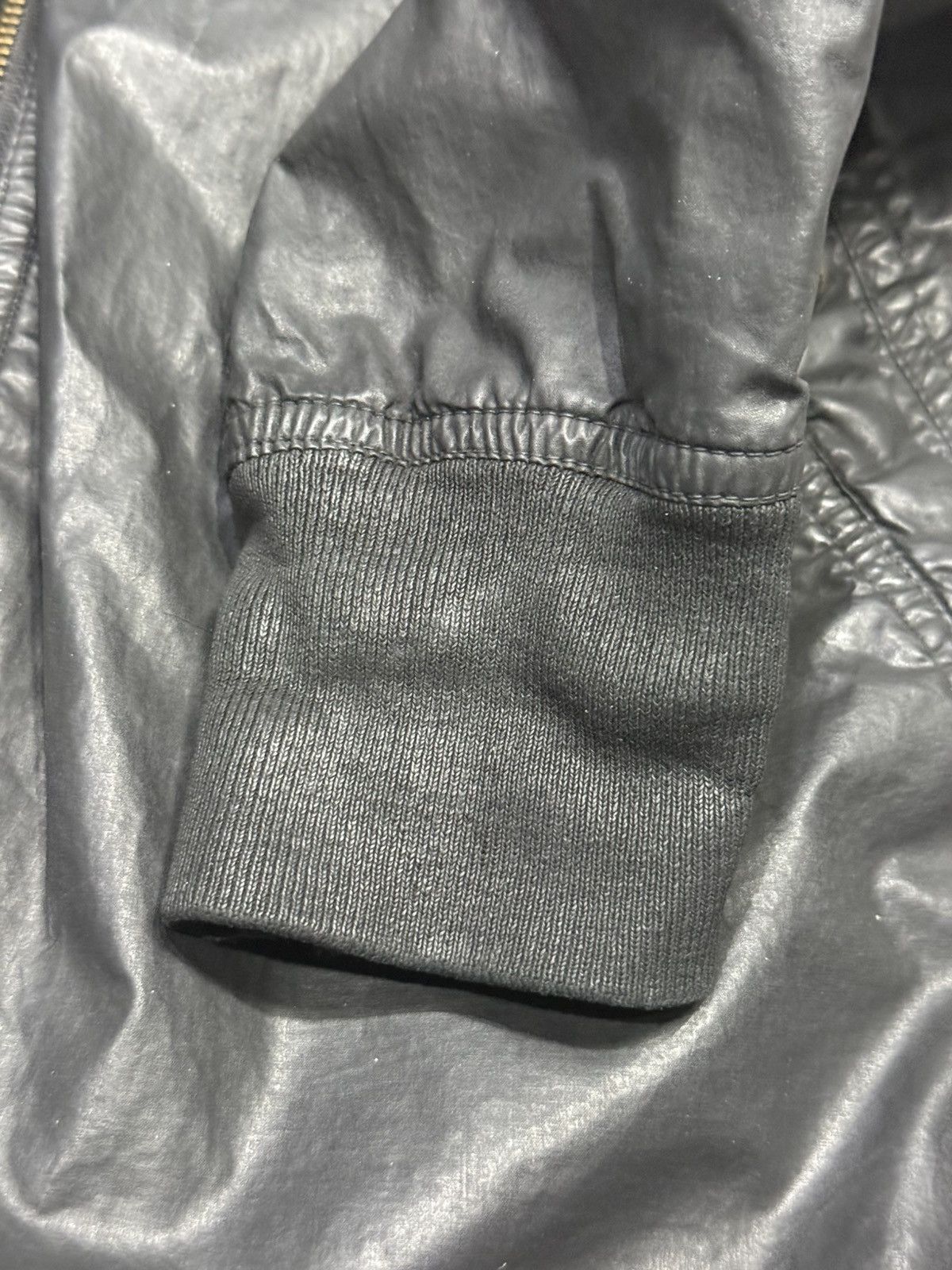 Rick Owens 2015 rick owens waxed leather ma-1 coat jacket Size US M / EU 48-50 / 2 - 10 Thumbnail