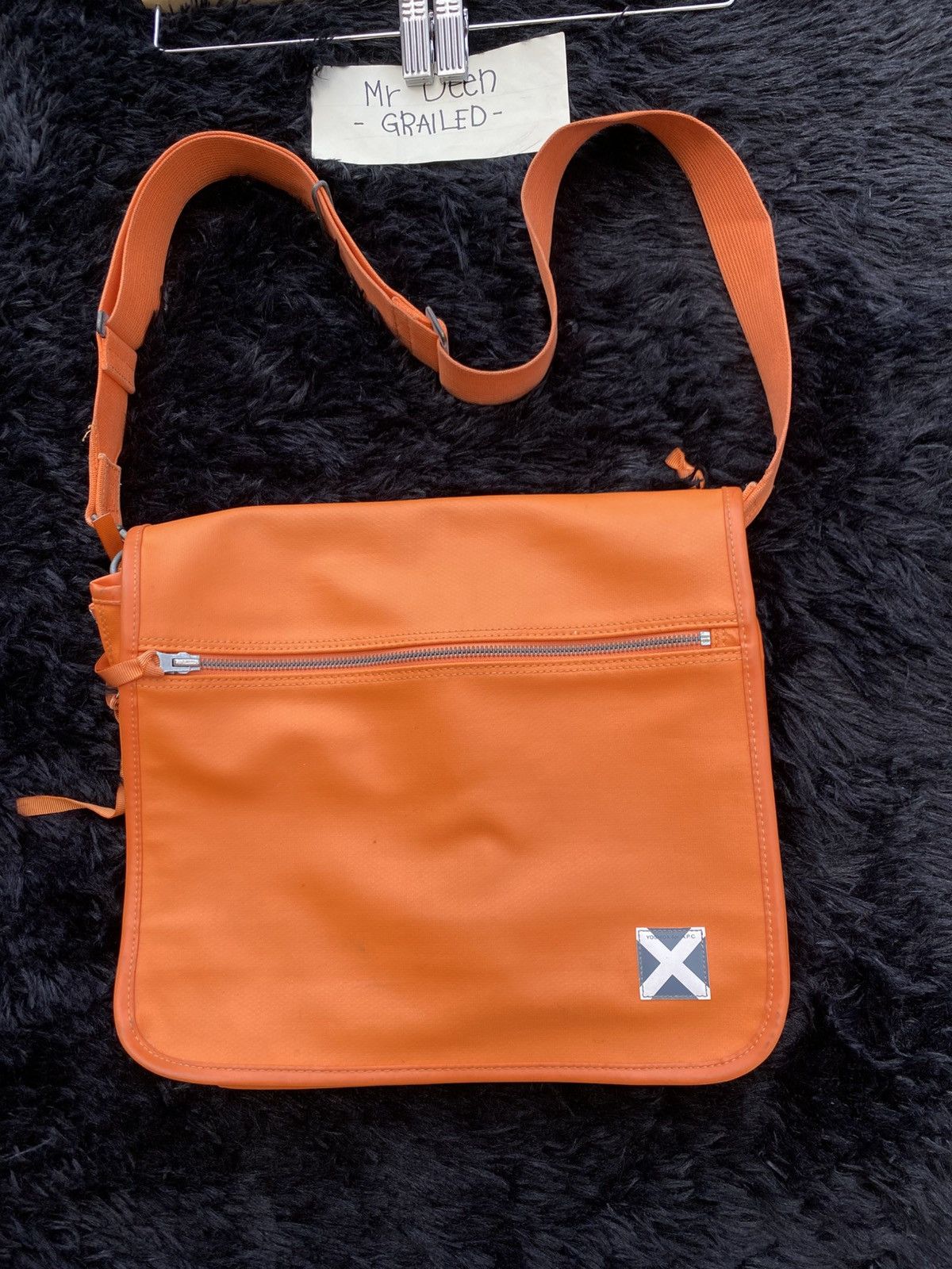 Porter A.P.C Yoshida Luggage Label Shoulder Bag Orange Color Size ONE SIZE - 6 Thumbnail
