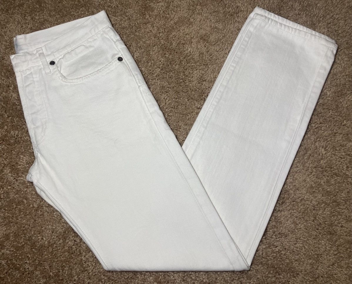 DIOR X HEDI SLIMANE SS06 DIOR WHITE SKINNY JEANS 2006 BECK HEDI SLIMANE 29 DENIM