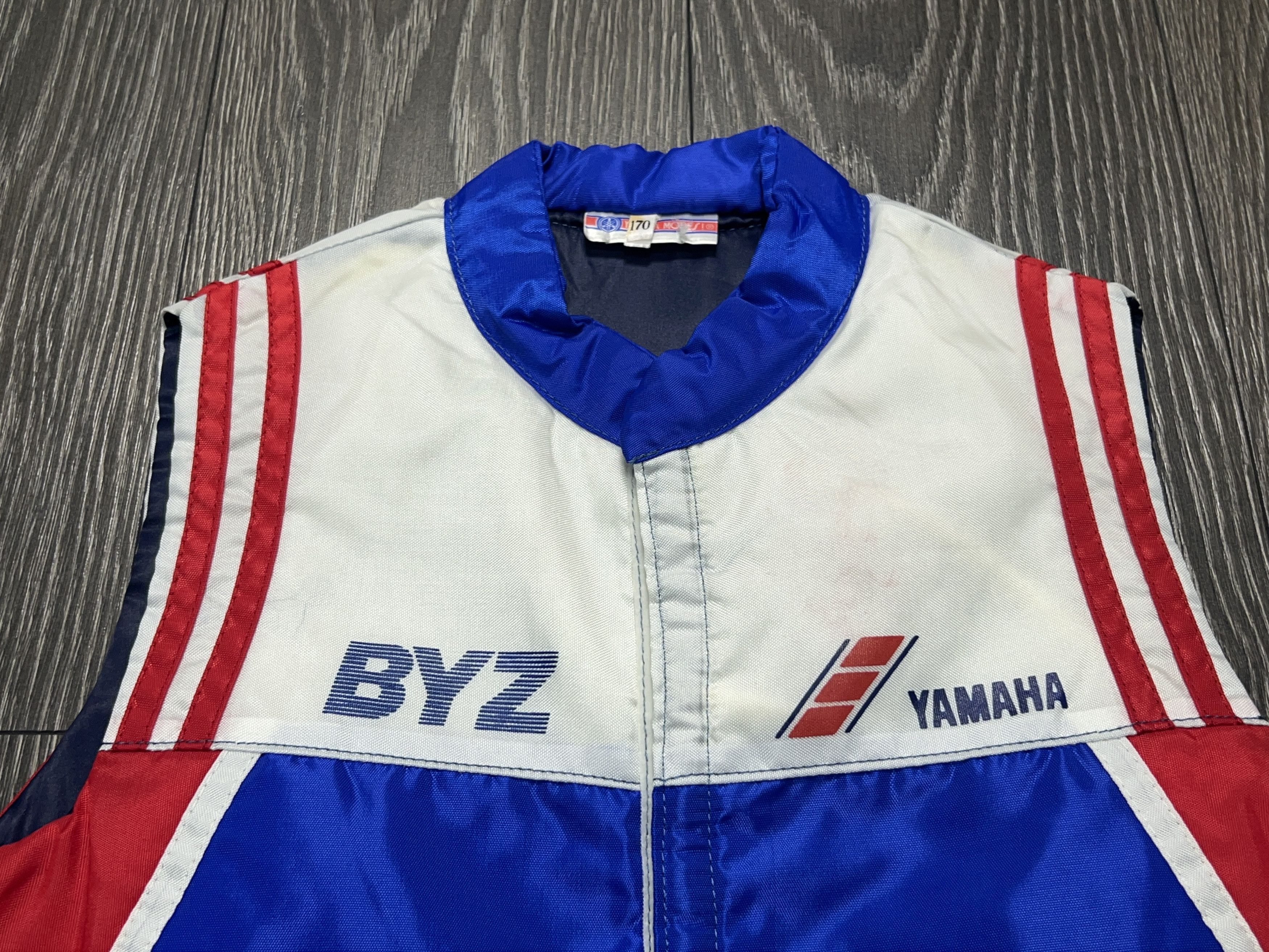 Yamaha Junior Kids Vintage BYZ Old School BMX Dirt Jump Gilet 170cm Size US XS / EU 42 / 0 - 3 Thumbnail