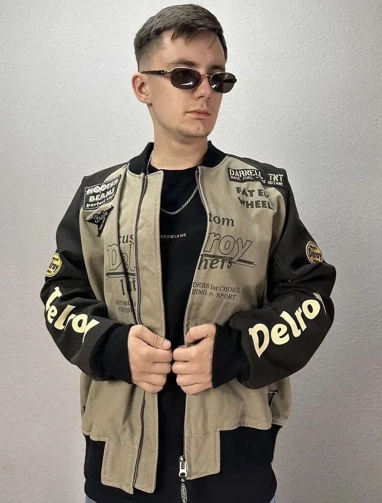 Japanese Brand Vintage Delroy Racing Team Moro Jacket Y2K Streetwear Size US XL / EU 56 / 4 - 6 Thumbnail