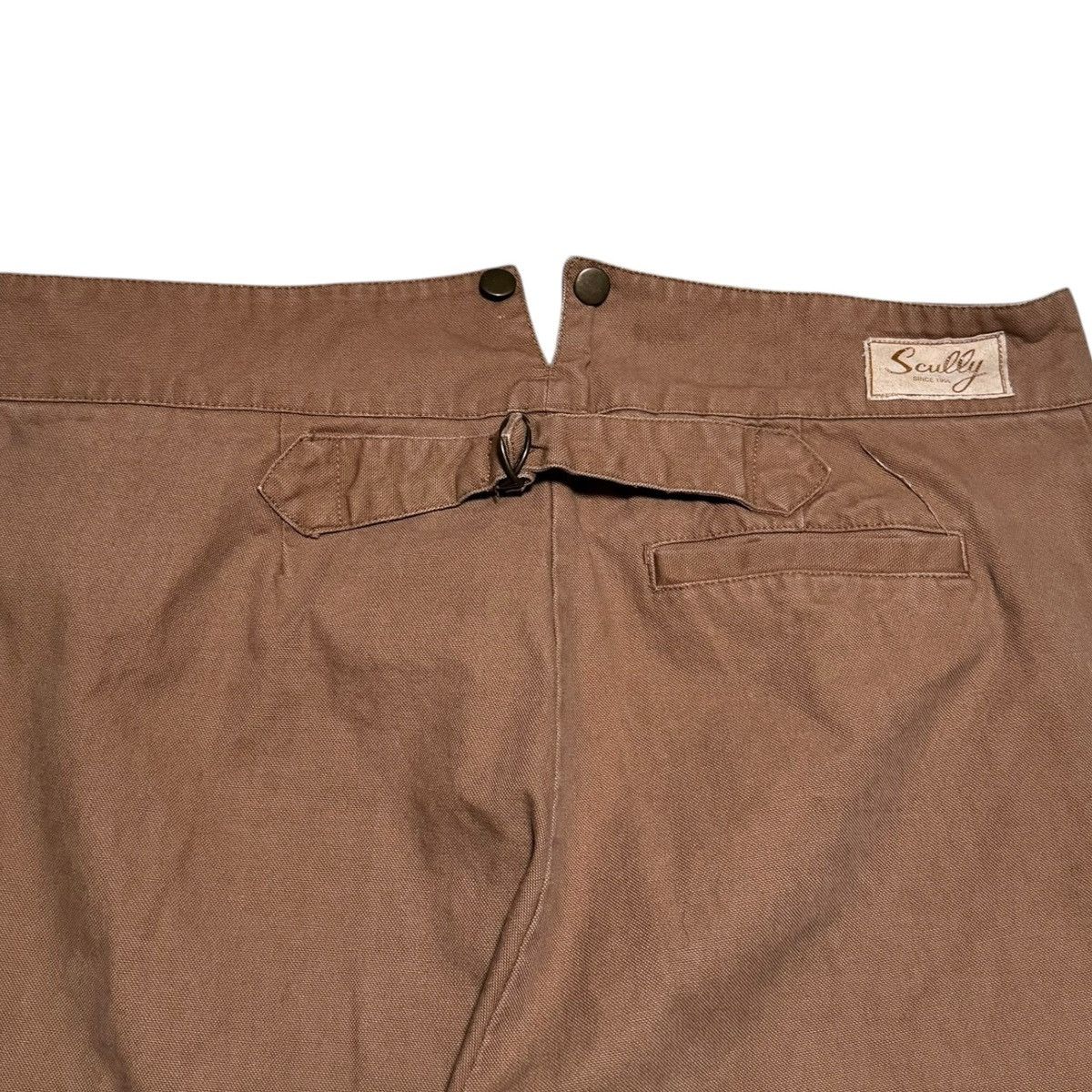 Scully Scully Straight Leg Canvas Buckle Back Pants Men's 39x29 3/8 Size US 38 / EU 54 - 3 Thumbnail