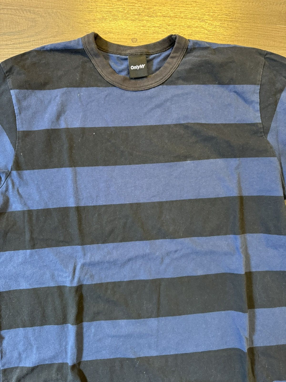 Only NY Blue/Black long sleeve shirt Size US L / EU 52-54 / 3 - 2 Thumbnail
