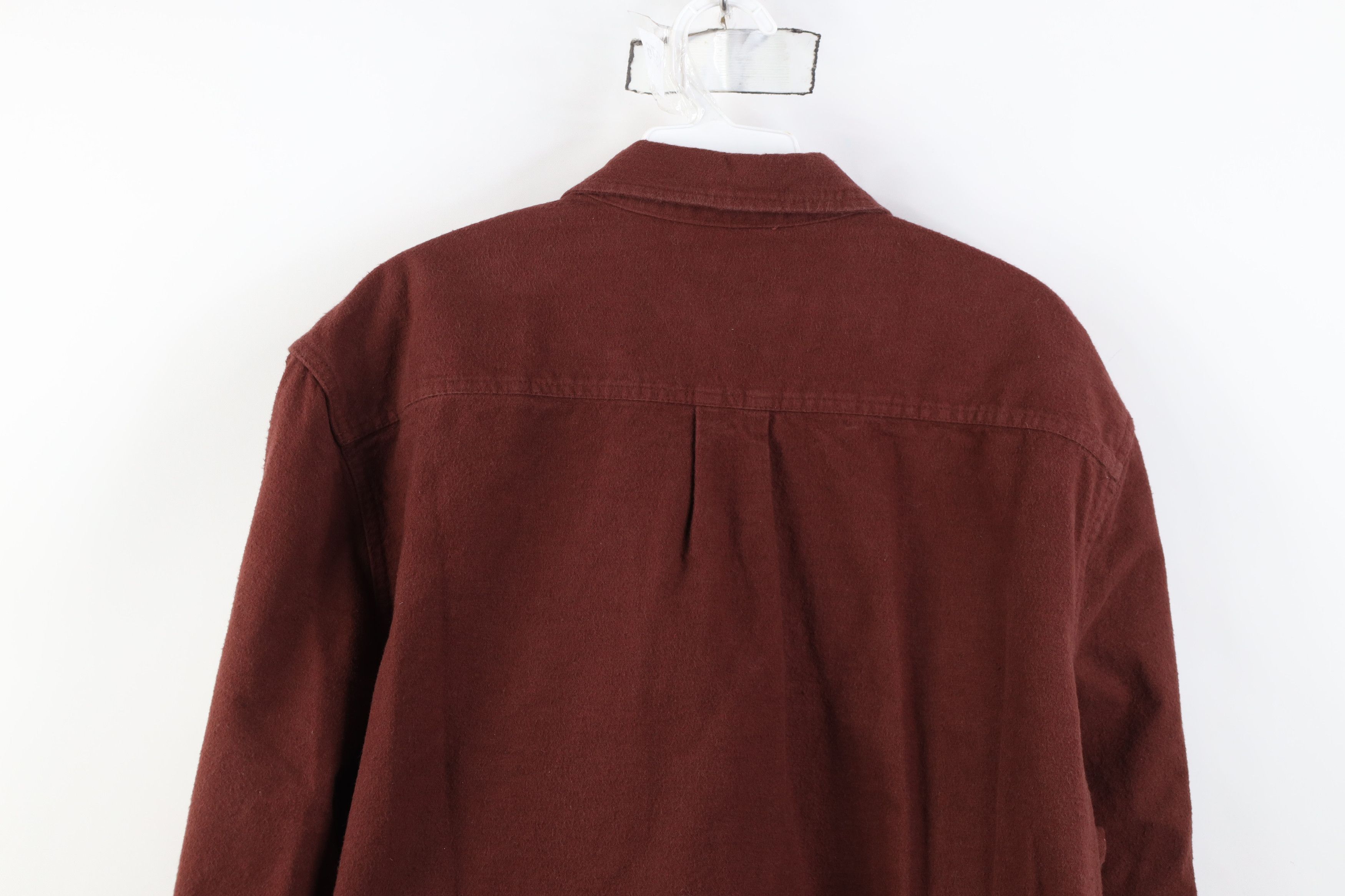 Eddie Bauer Vintage Eddie Bauer Heavyweight Cloth Button Shirt Red Size US XL / EU 56 / 4 - 11 Thumbnail