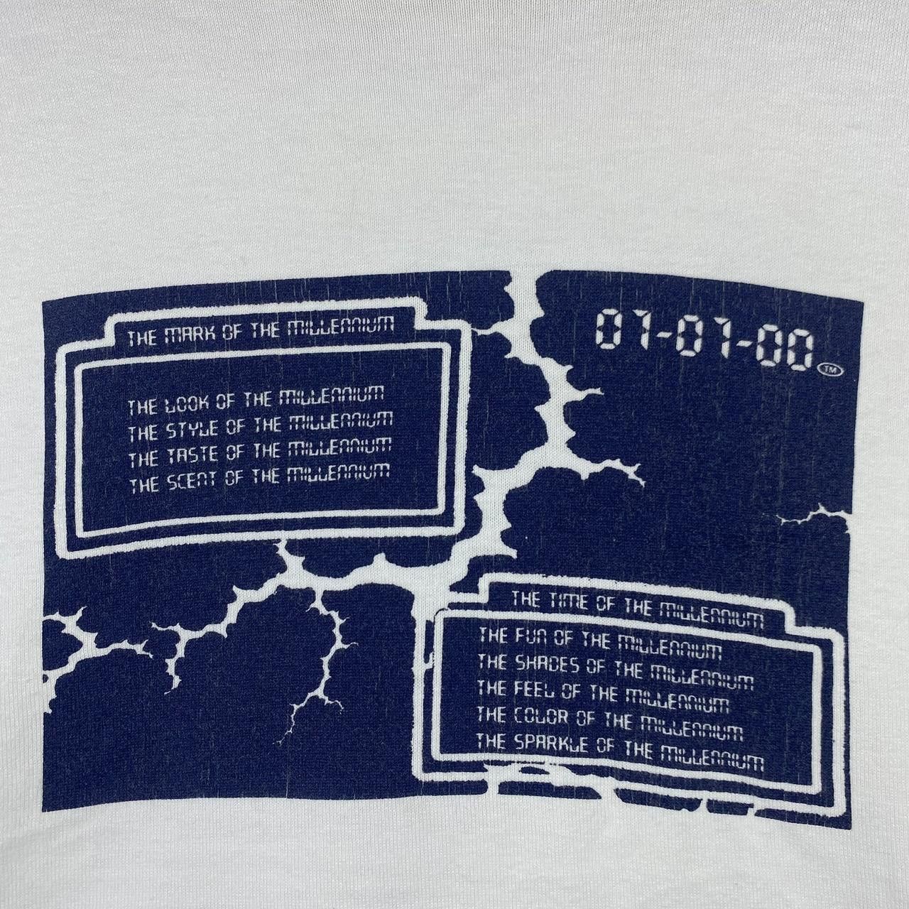 Other Vintage THE MARK OF THE MILLENNIUM 01-01-00 Tee Shirt Top Size XS / US 0-2 / IT 36-38 - 3 Thumbnail
