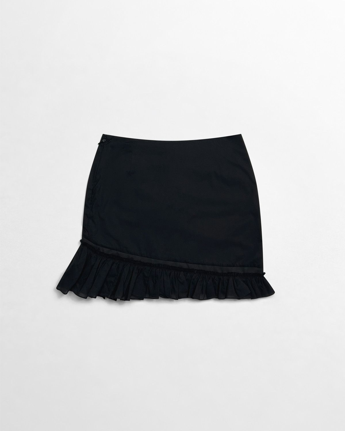 Nensi Dojaka Nensi Dojaka, AW22 Asymmetric Ruched Mini Skirt Size 30" / US 8 / IT 44 - 2 Thumbnail