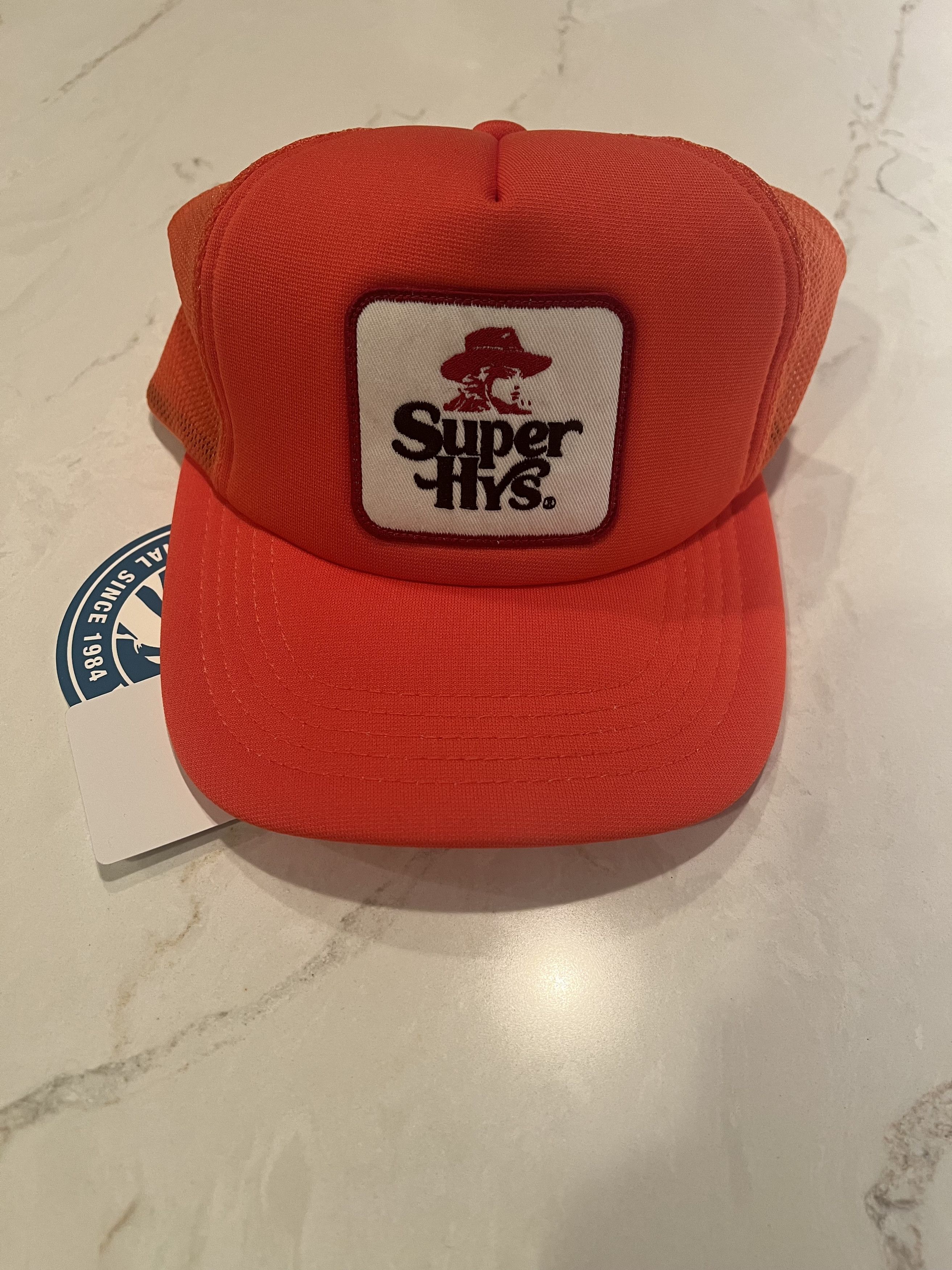 Hysteric Glamour Hysteric Glamour Orange Hat - Super Hys Size ONE SIZE - 1 Thumbnail