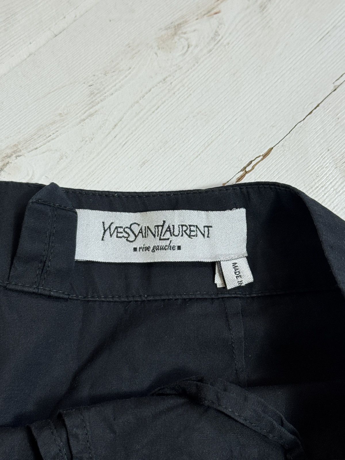 Yves Saint Laurent VINTAGE YVES SAINT LAURENT RIVE GAUSHE CLASSIC PANTS Size 28" / US 6 / IT 42 - 6 Thumbnail