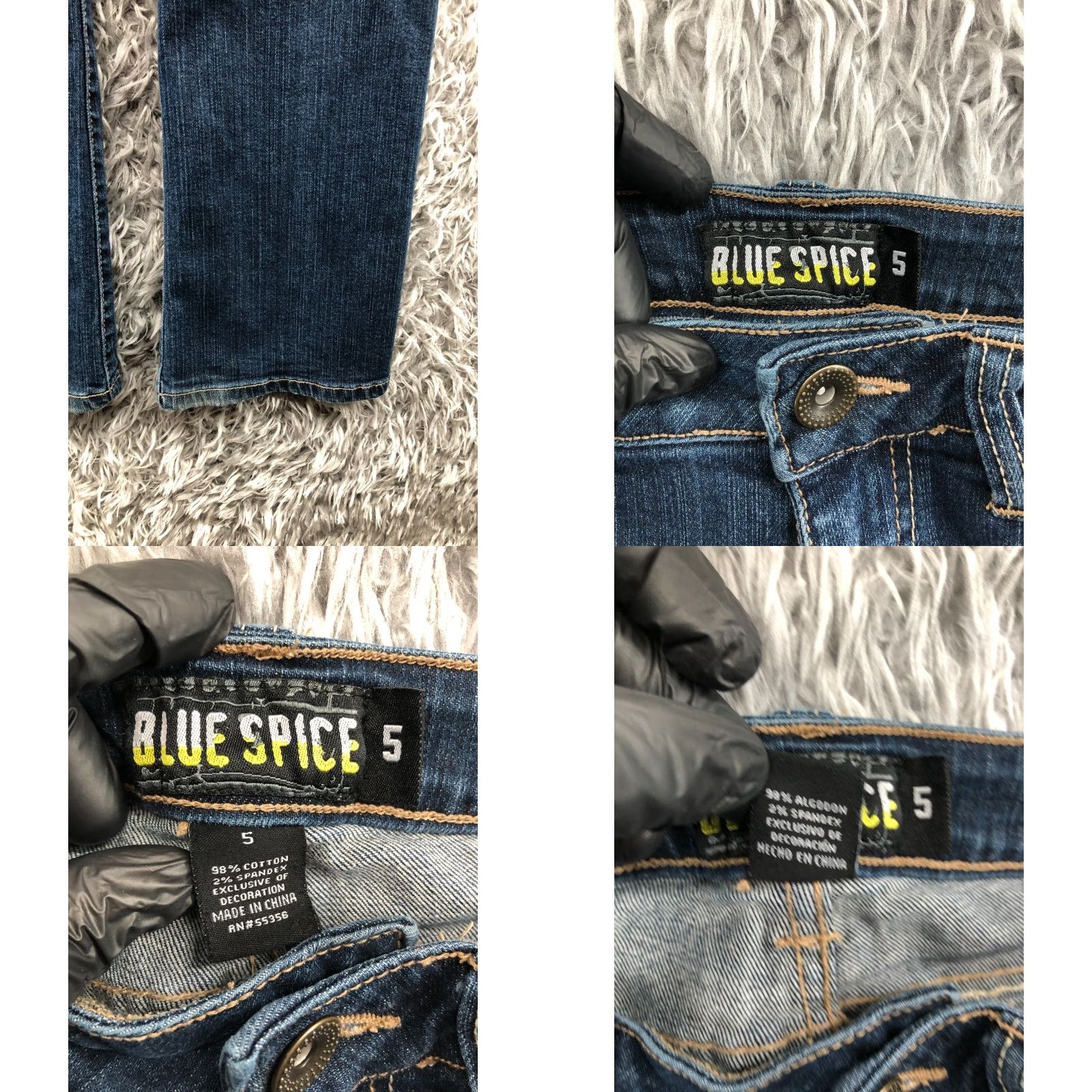 Vintage Blue Spice Jeans Bootcut Women Size 5 Regular Medium Wash Blue 5-Pocket Design Denim Cotton Zipper Button Belt Loops Belt Loops Mens Womens Girls? Size 27" / US 4 / IT 40 - 8 Thumbnail