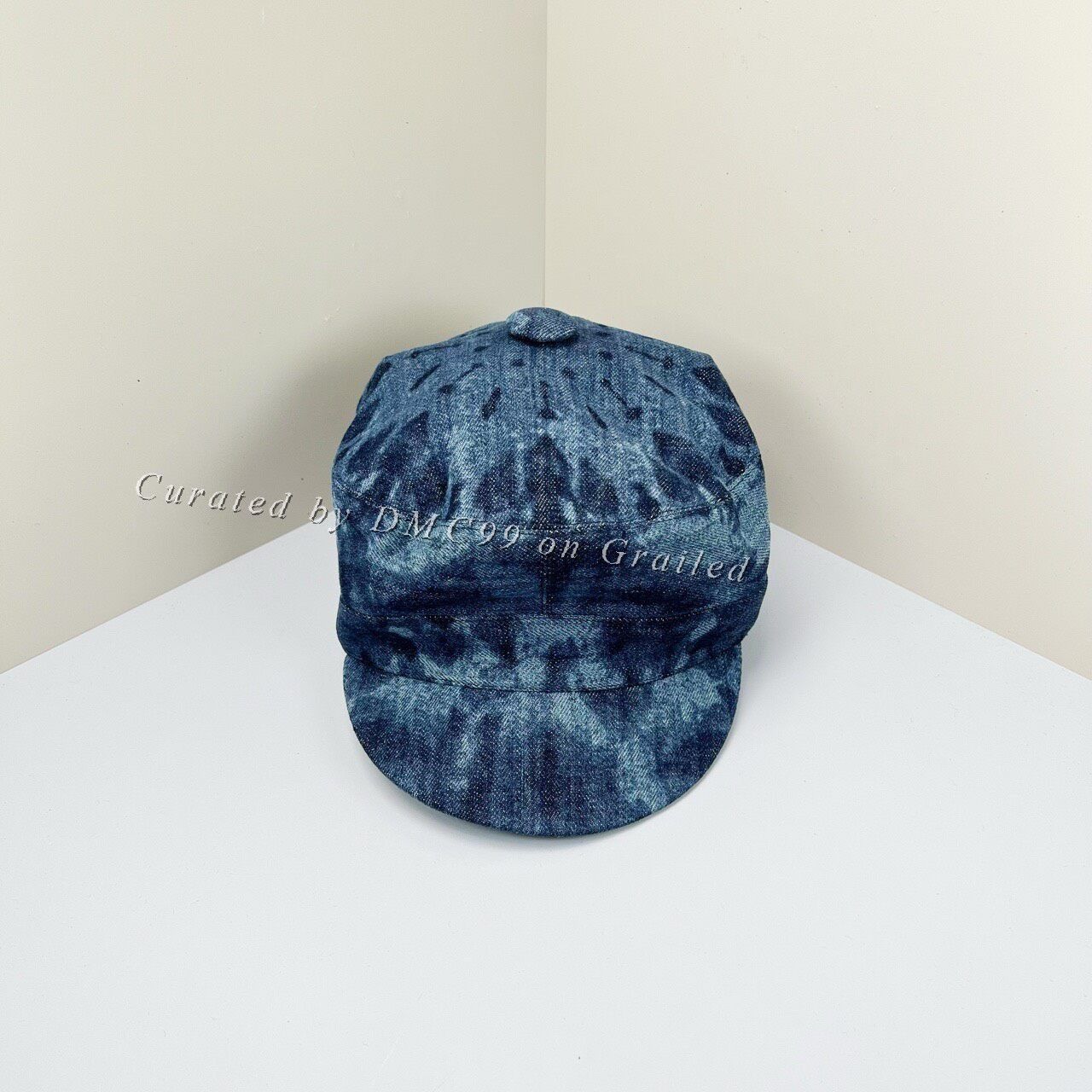 Dior Dior Tie-Dye Metal Letter Denim Beret Size ONE SIZE - 1 Thumbnail