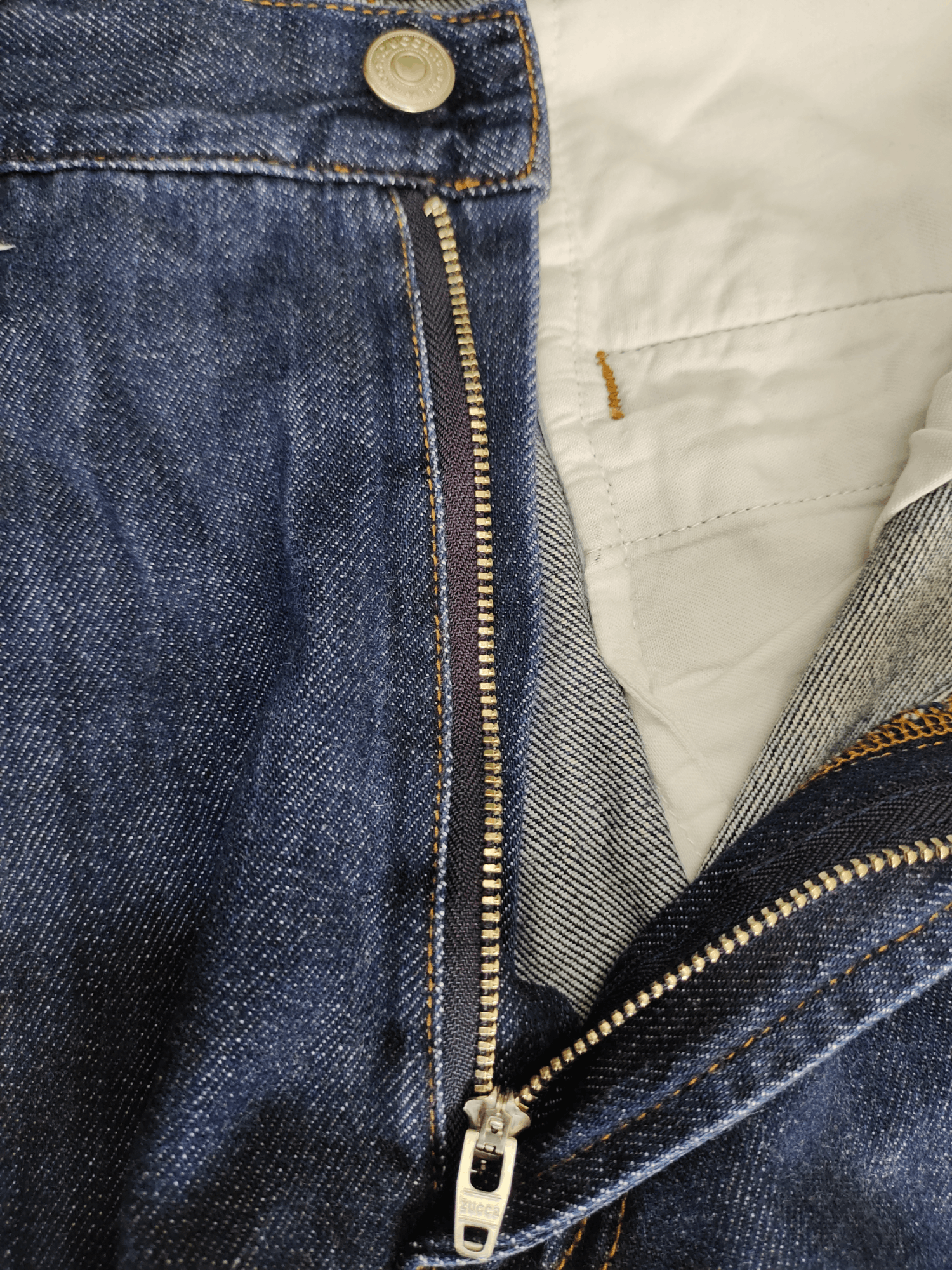 Zucca Zucca Issey Miyake Drop Crotch Comfort Denim Pants Size US 30 / EU 46 - 18 Thumbnail