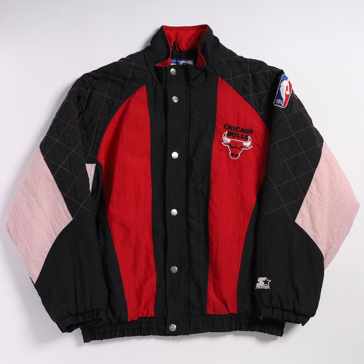 NBA Vintage Starter Chicago Bulls Bomber Jacket Size US XL / EU 56 / 4 - 1 Thumbnail