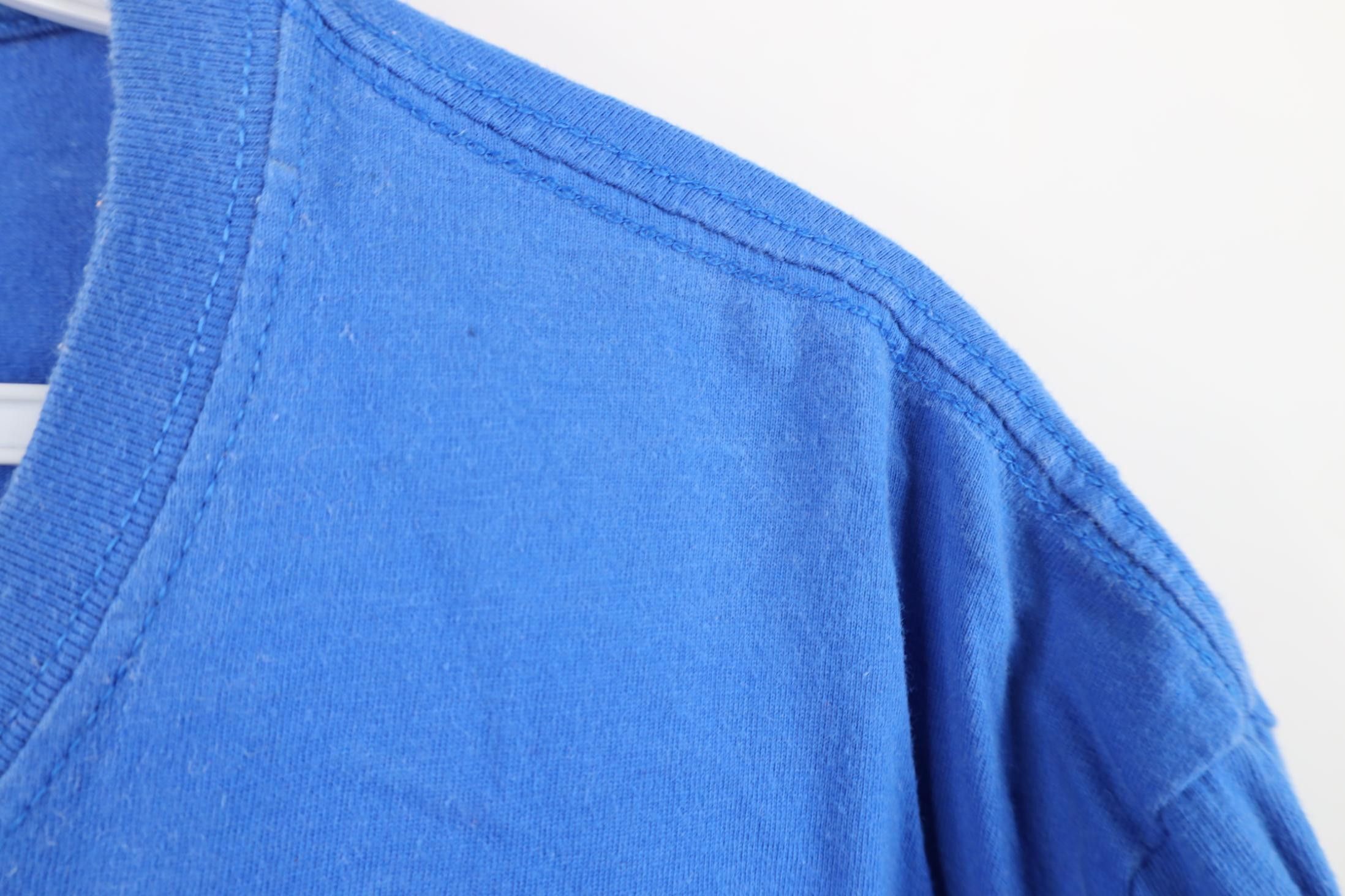 New Balance Vintage Y2K New Balance Reflective Short Sleeve T-Shirt Blue Size US XL / EU 56 / 4 - 6 Thumbnail