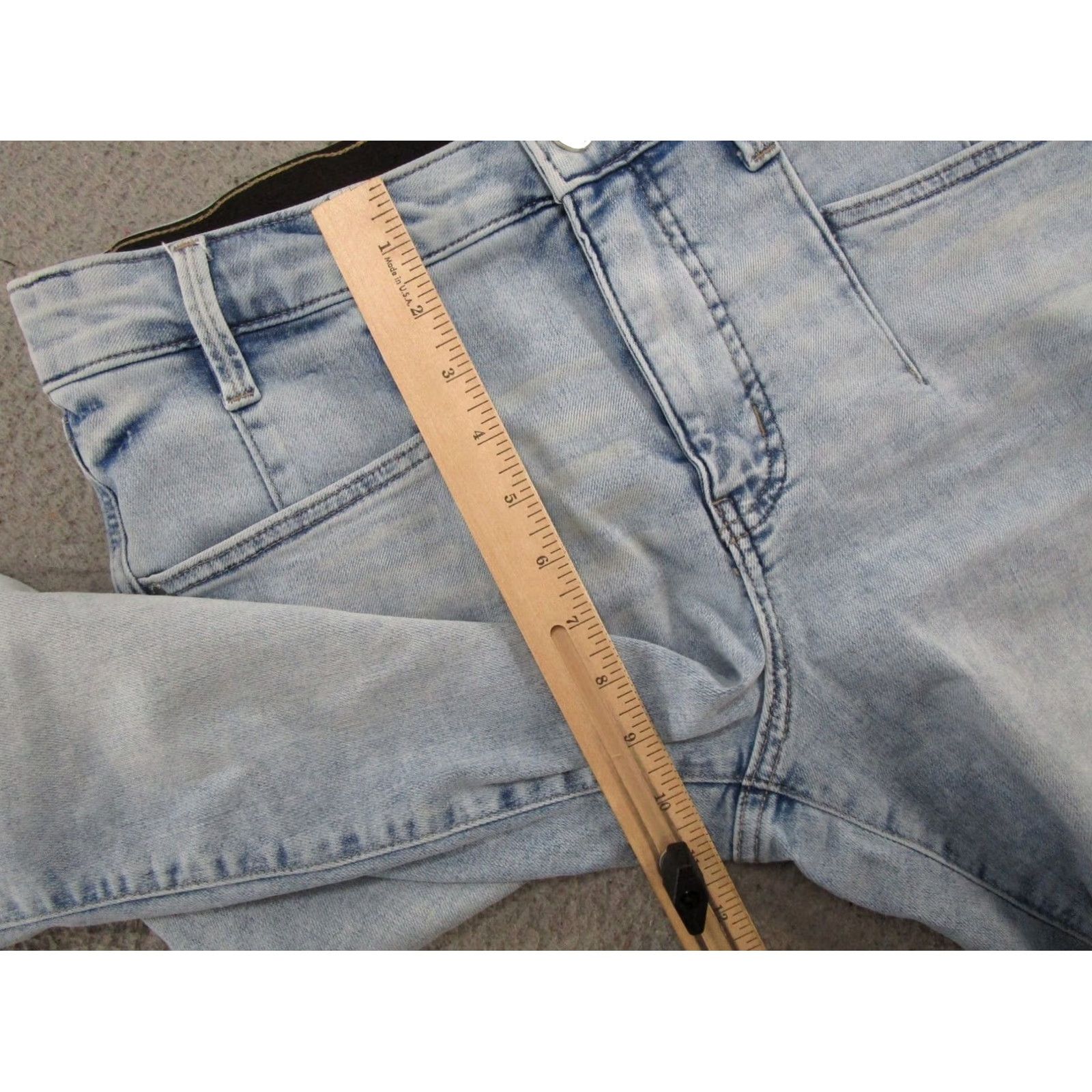 Vintage Maurices Original Fit High Rise Slim Bootcut Blue Jeans 12 Reg Women’s Denim 5-Pocket Stretch Polyester? Size 34" / US 12 / IT 48 - 7 Thumbnail