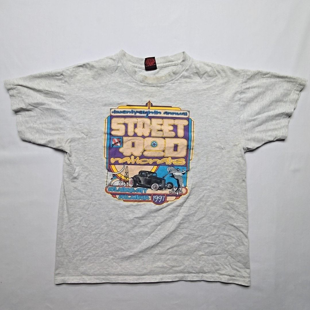 Vintage Vintage Street Rod Nationals Shirt Oklahoma City Racing Tee Size US L / EU 52-54 / 3 - 1 Thumbnail