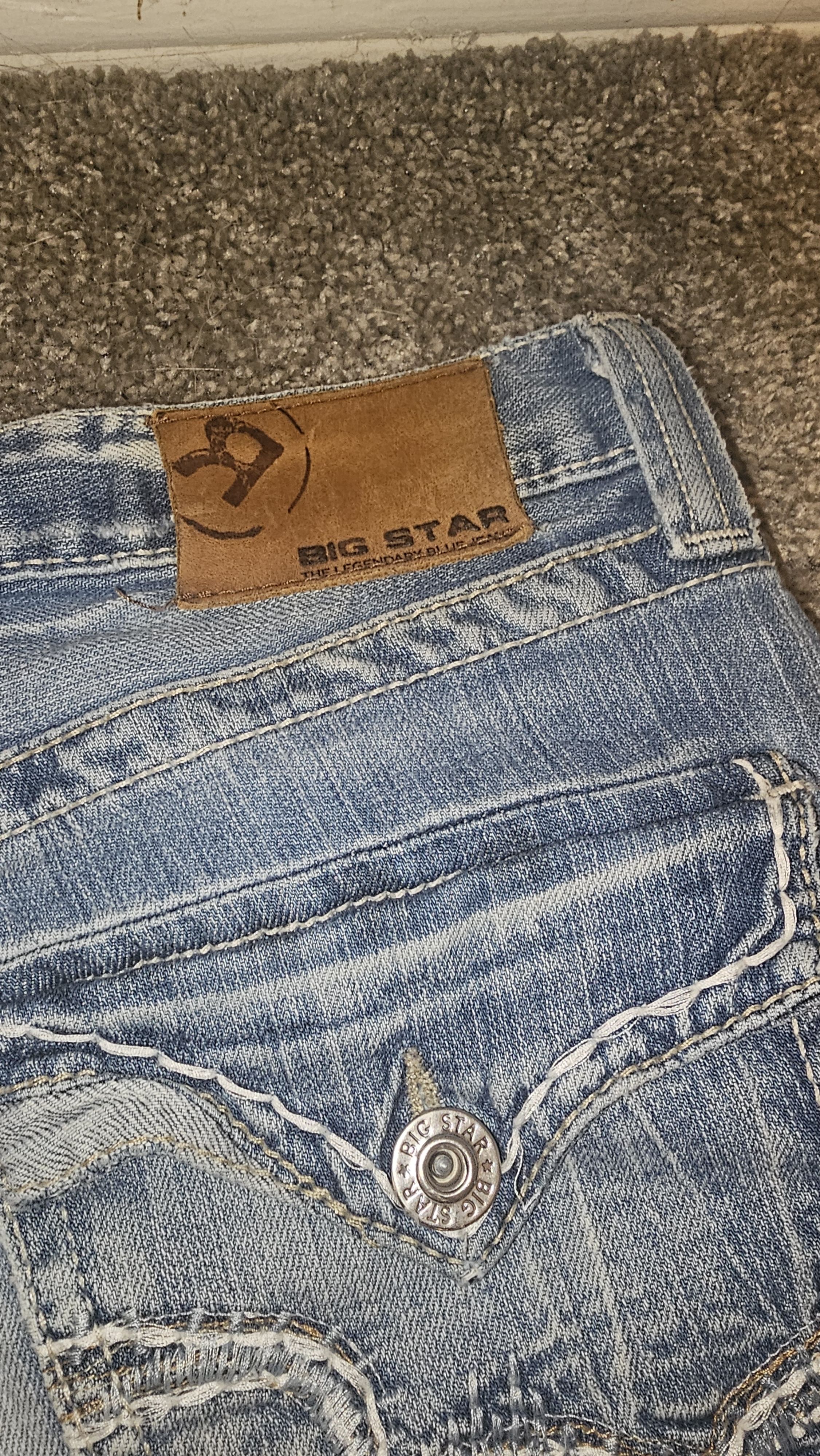 Big Star Big Star Vintage Bootcut Denim Jeans Size US 32 / EU 48 - 3 Thumbnail