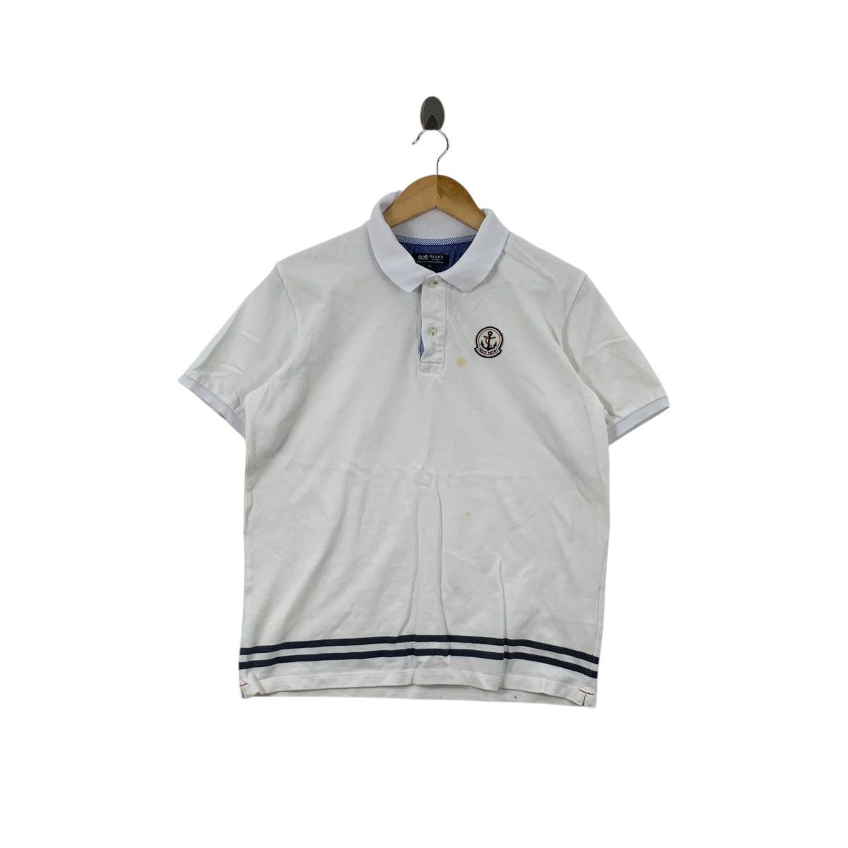 Beams Plus BEAMS PLUS HEART Japan Collection Anchor Polo Tee Shirt Top Size XL / US 12-14 / IT 48-50 - 1 Thumbnail