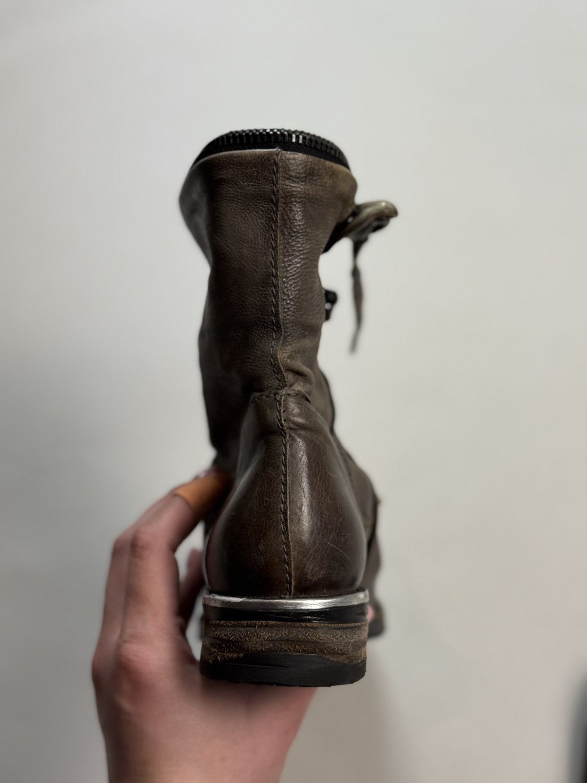 A.S.98 A.S. 98 Airstep Avant-Garde Leather Combat Boots Shoes Size US 7 / IT 37 - 19 Thumbnail