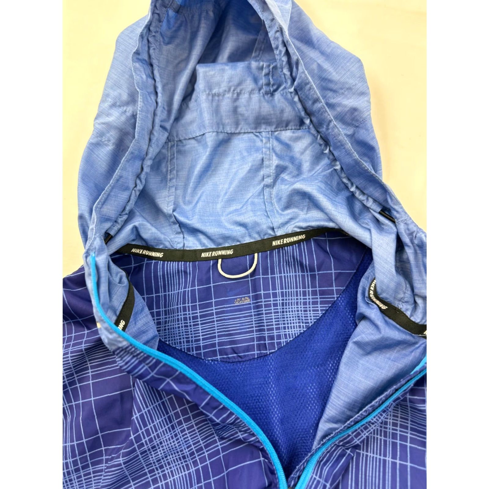 Nike Nike Jacket Women M Blue Plaid Windbreaker Lined Full Zipper Running Casual Activewear Outdoor Fall Winter Size M / US 6-8 / IT 42-44 - 5 Thumbnail