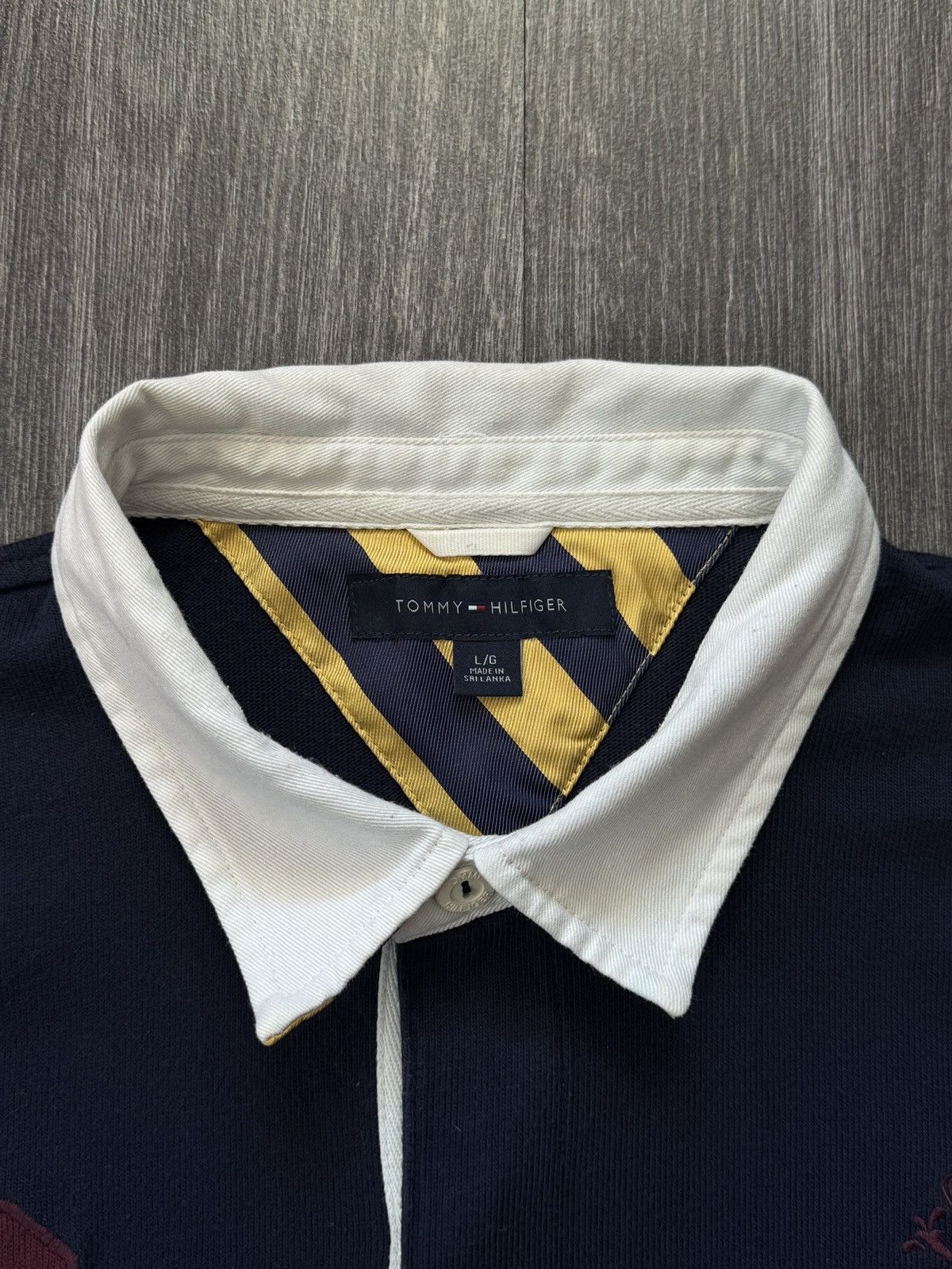 Tommy Hilfiger Vintage Navy Tommy Hilfiger Ralph Lauren style sweatshirt Size US L / EU 52-54 / 3 - 2 Thumbnail