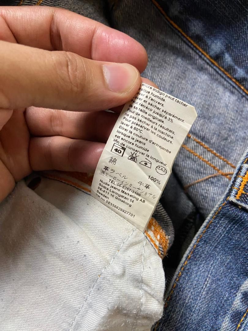 Nudie Jeans Vintage NUDIE JEANS CO. Regular Cut Denim (135) Size US 34 / EU 50 - 4 Thumbnail