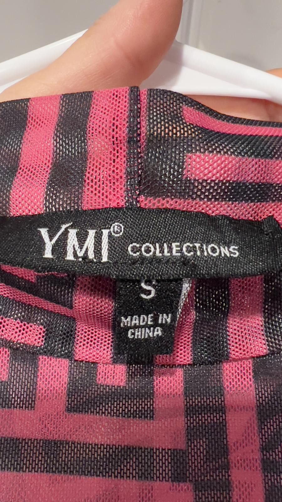 Other YMI Collections Pink Geometric Long Sleeve Top Size S / US 4 / IT 40 - 3 Thumbnail