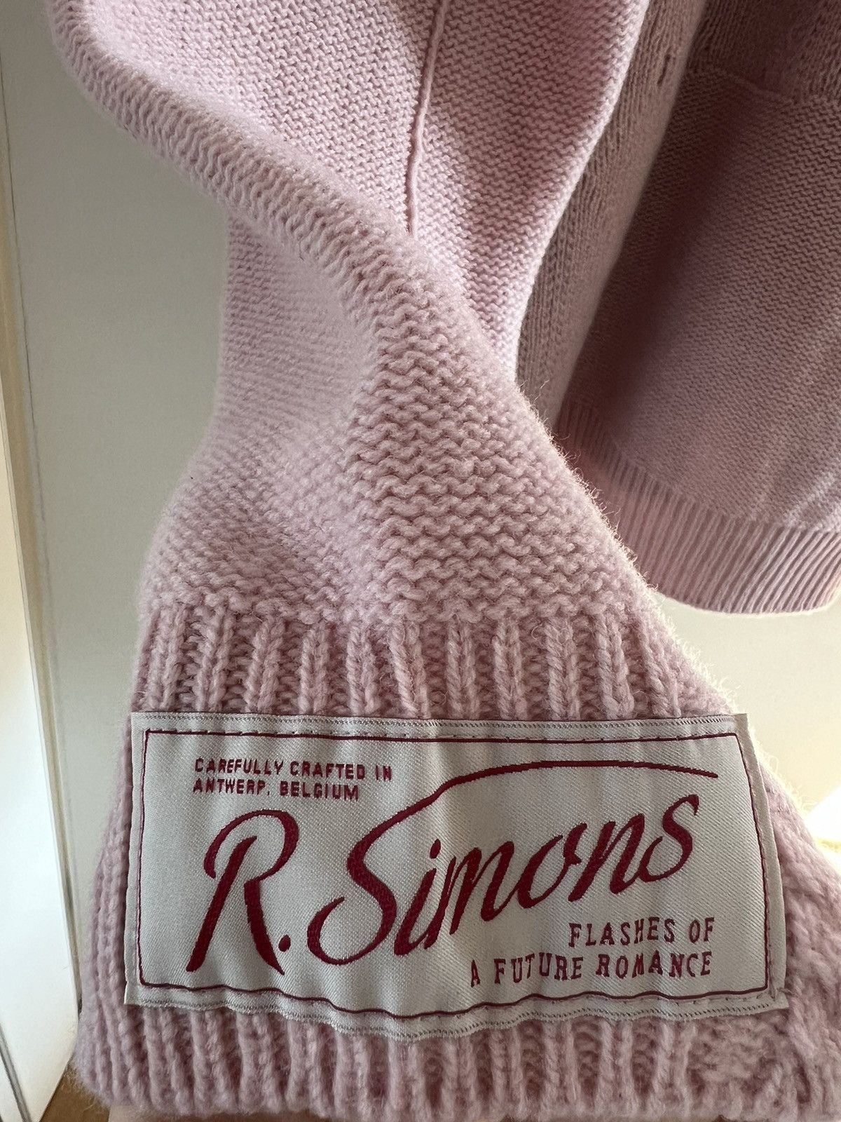 Raf Simons Raf Simons Berlin University Braid Sweater in Pink Size US M / EU 48-50 / 2 - 3 Thumbnail